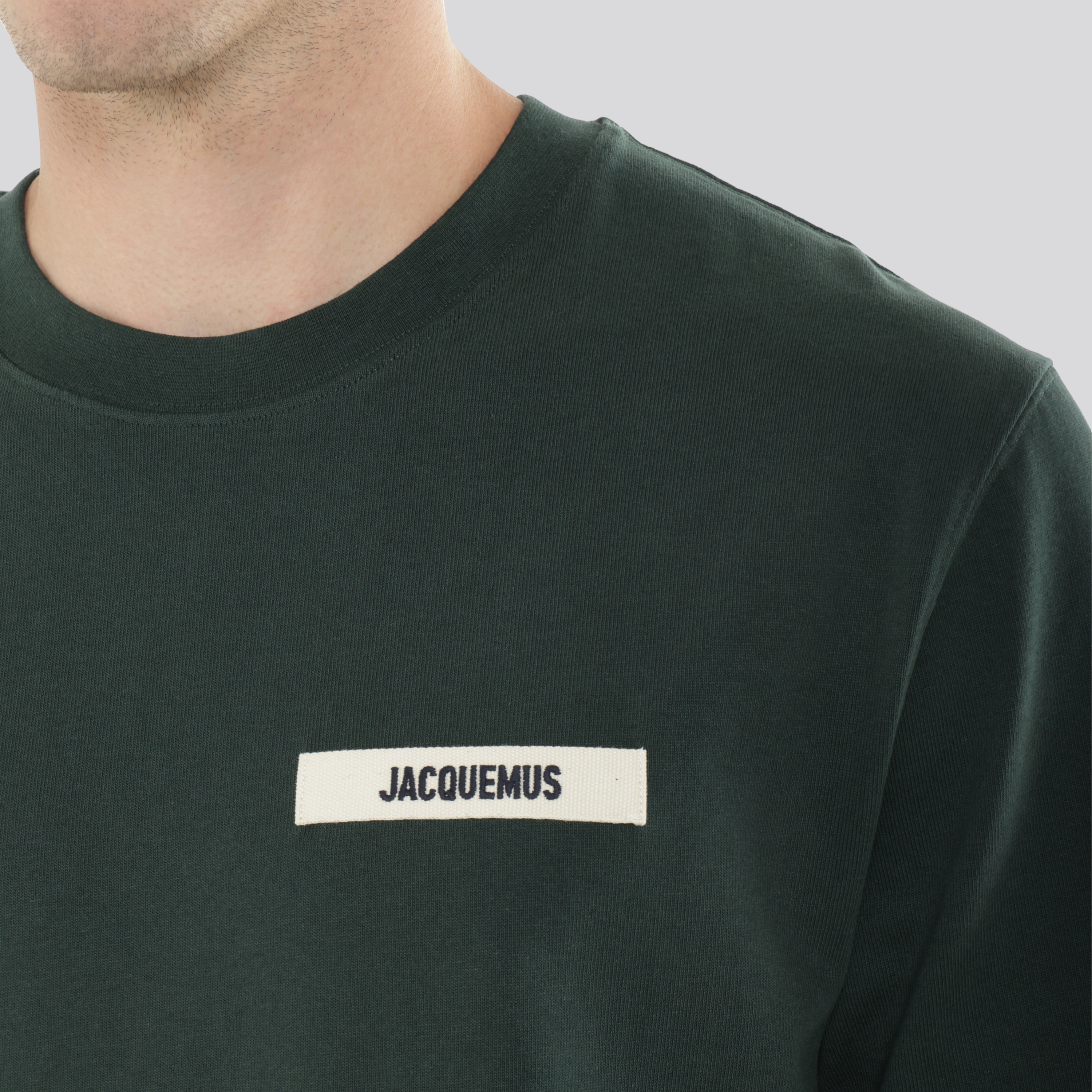 Camiseta Verde Jacquemus Le Tshirt Gros Grain