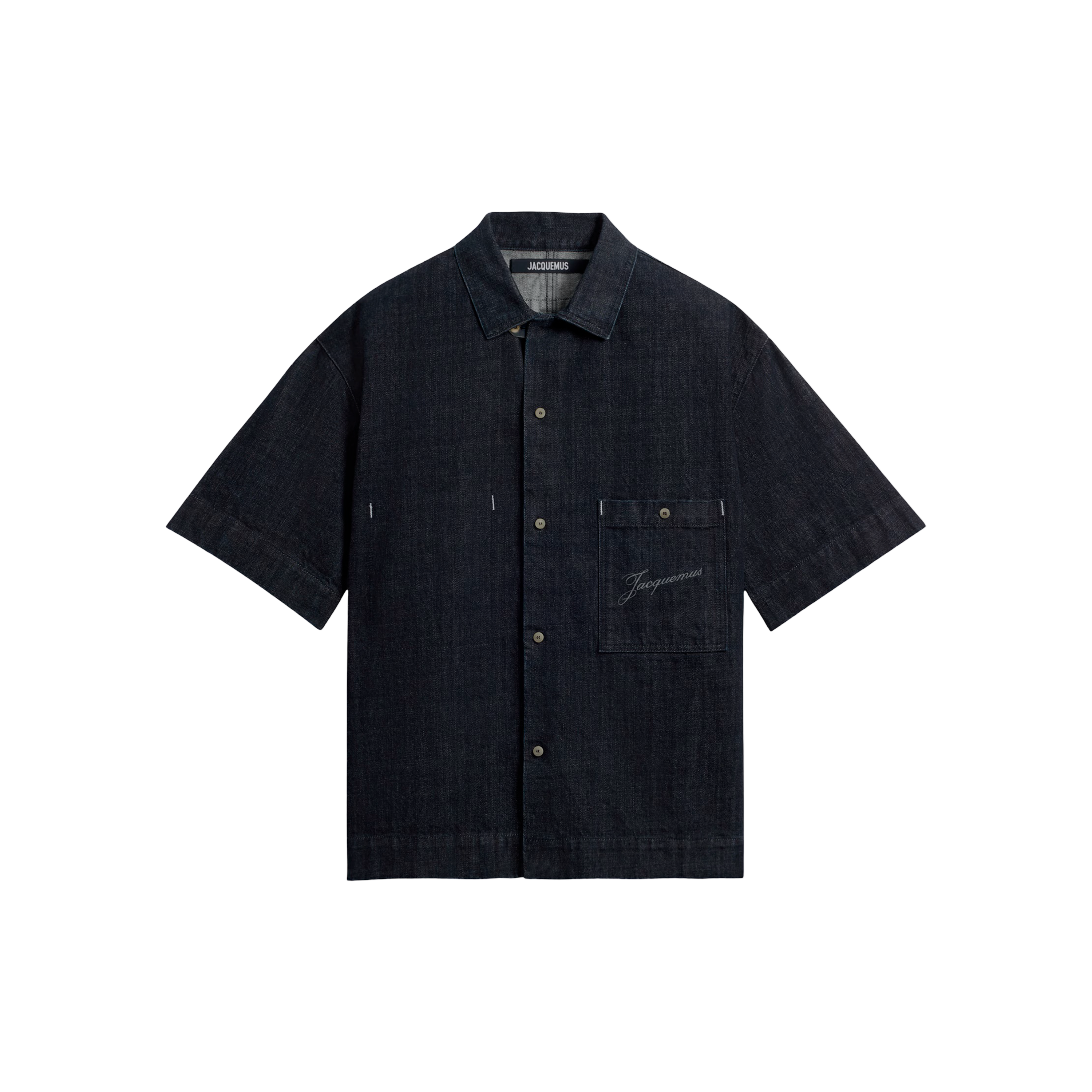 Camisa Azul Jacquemus La Chemise De-Nîmes Aloe