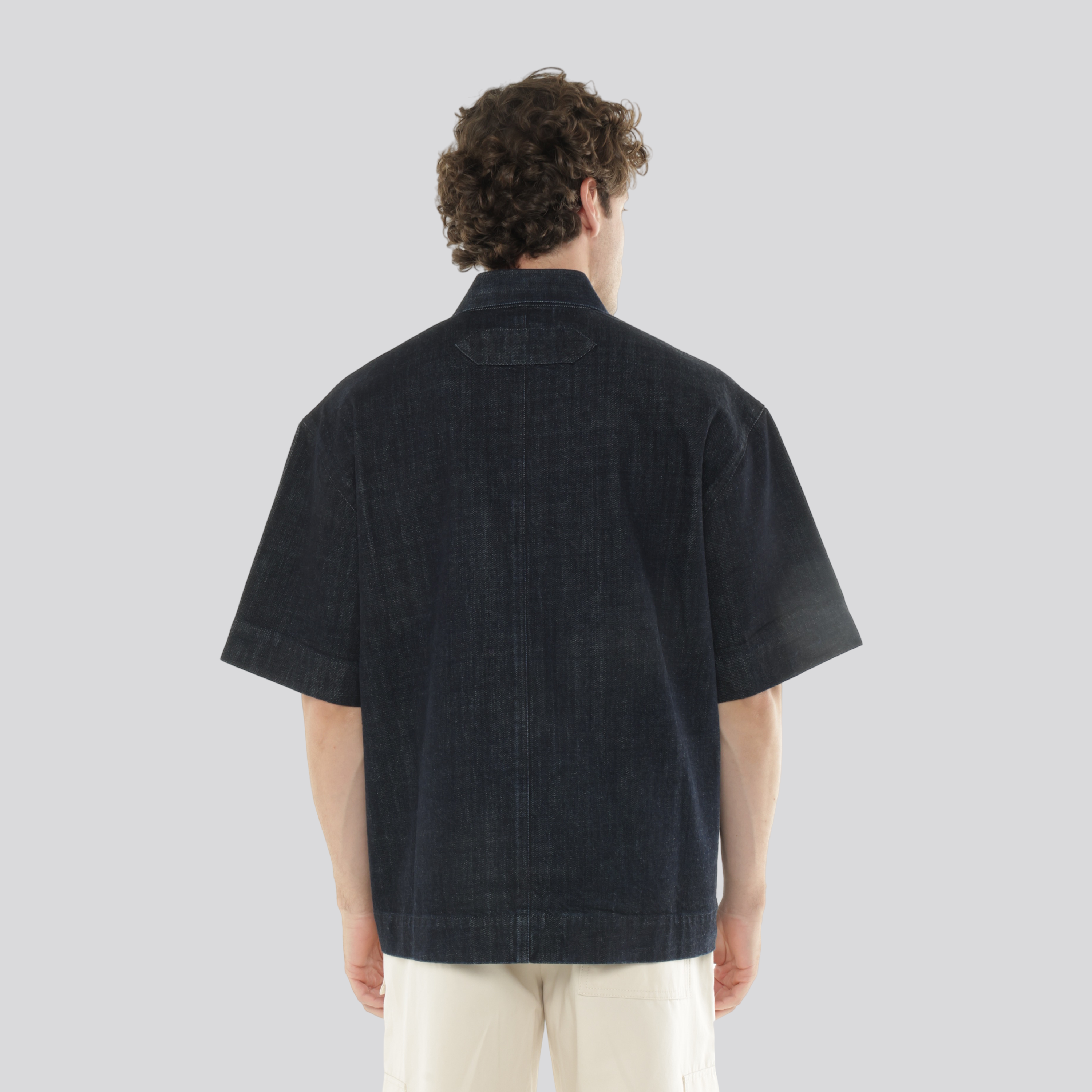 Camisa Azul Jacquemus La Chemise De-Nîmes Aloe