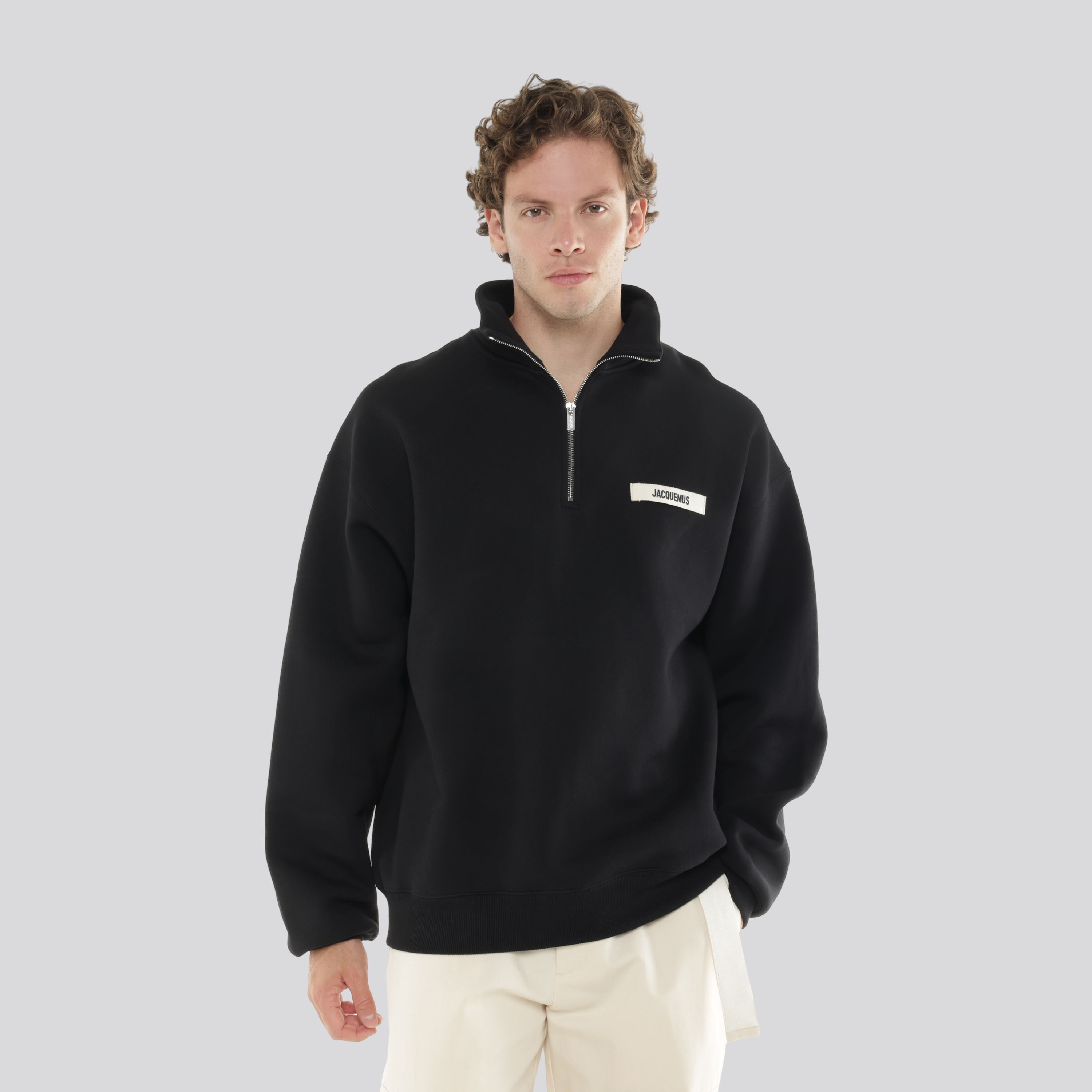 Buzo Negro Jacquemus Le Camionneur Gros Grain