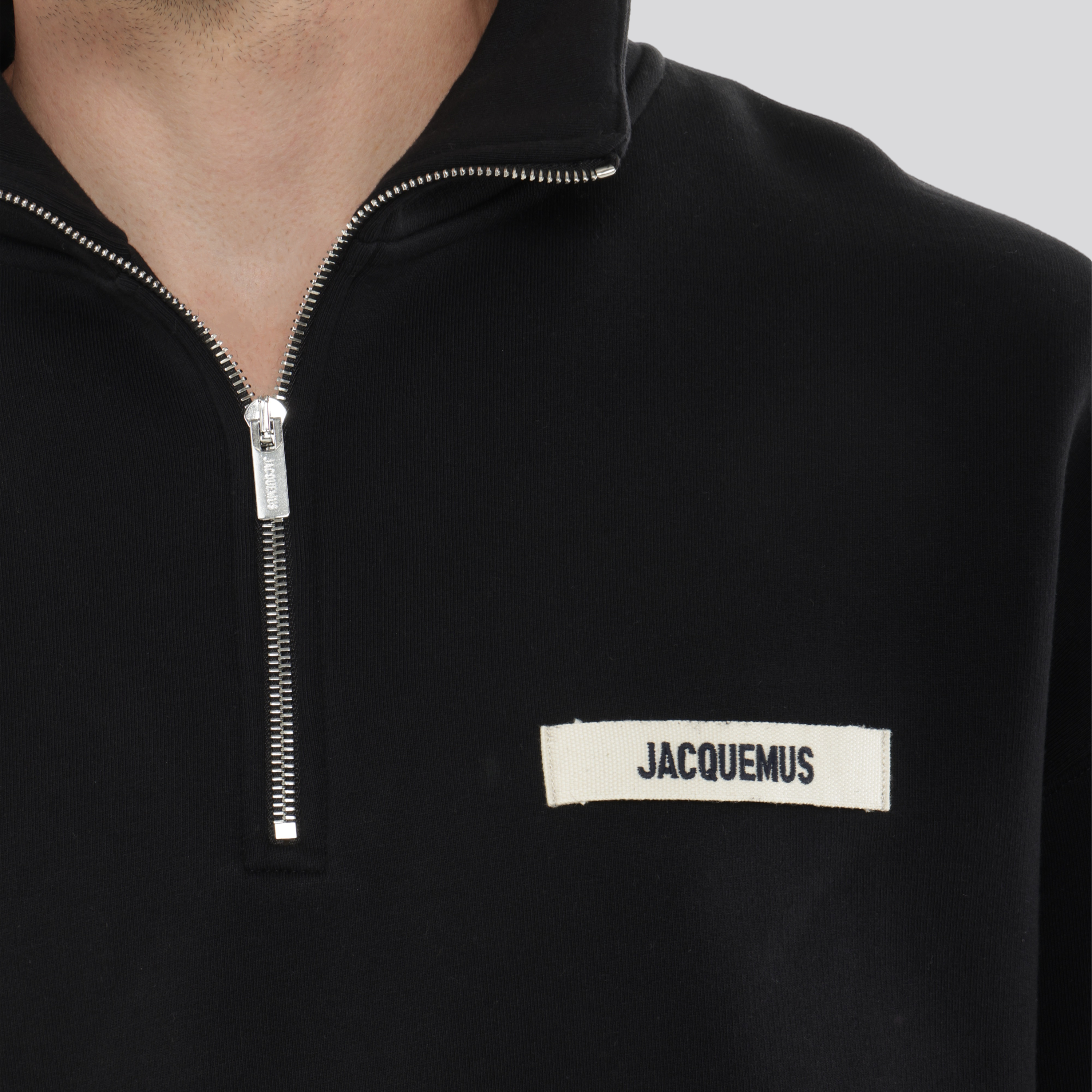 Buzo Negro Jacquemus Le Camionneur Gros Grain