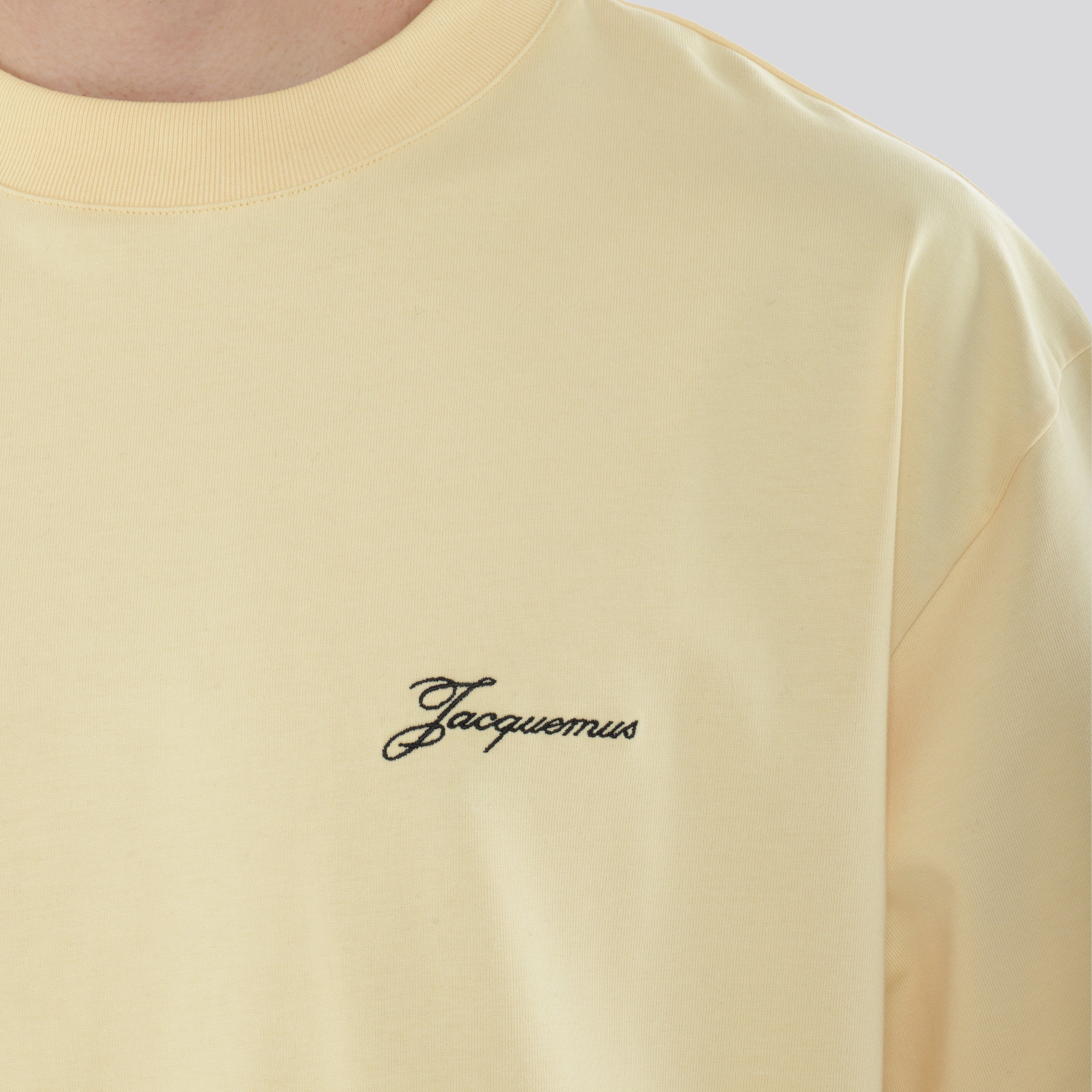 Camiseta Beige Jacquemus Le Tshirt Halteres