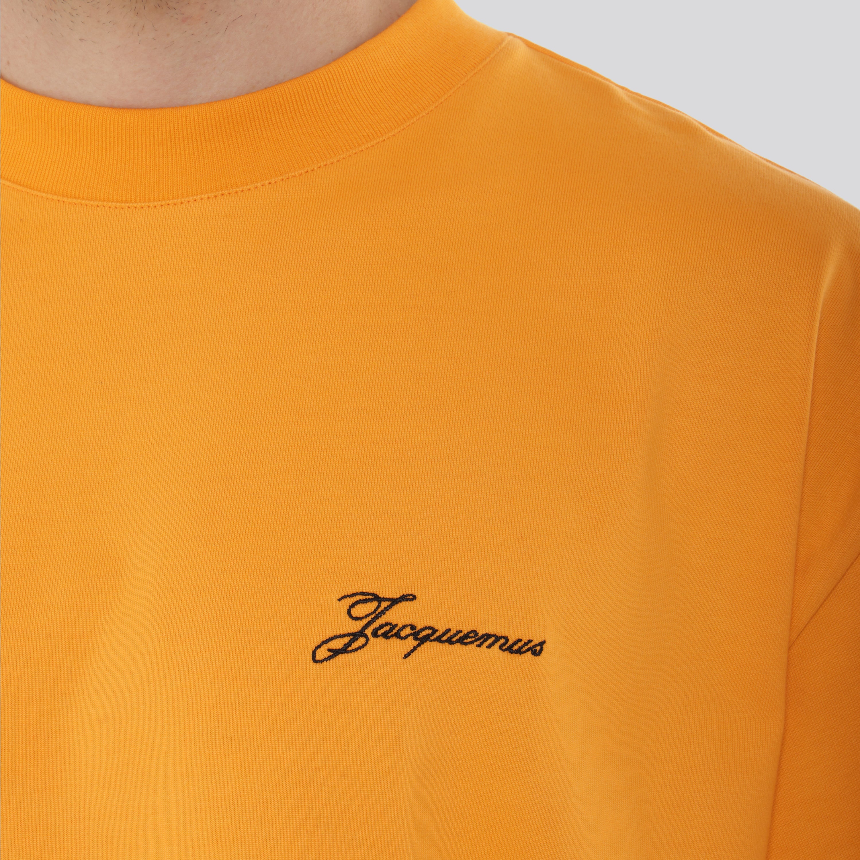 Camiseta Naranja Jacquemus Le Tshirt Halteres