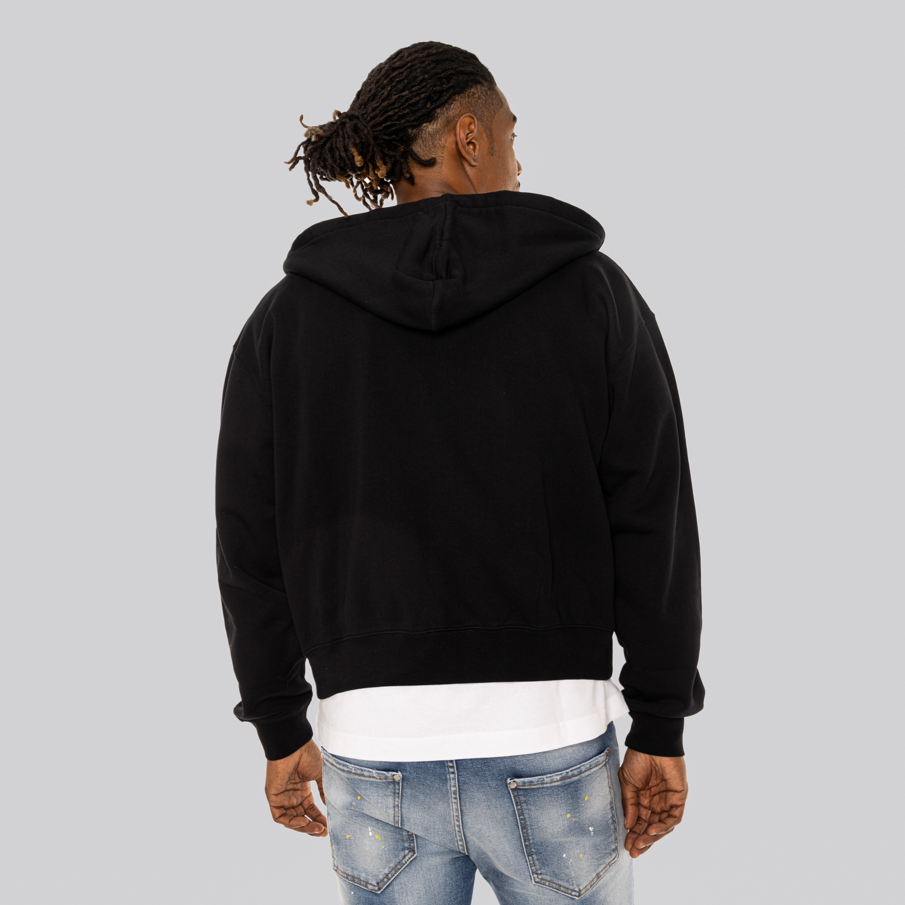 Chaqueta Negra Jacquemus Le Hoodie Zip