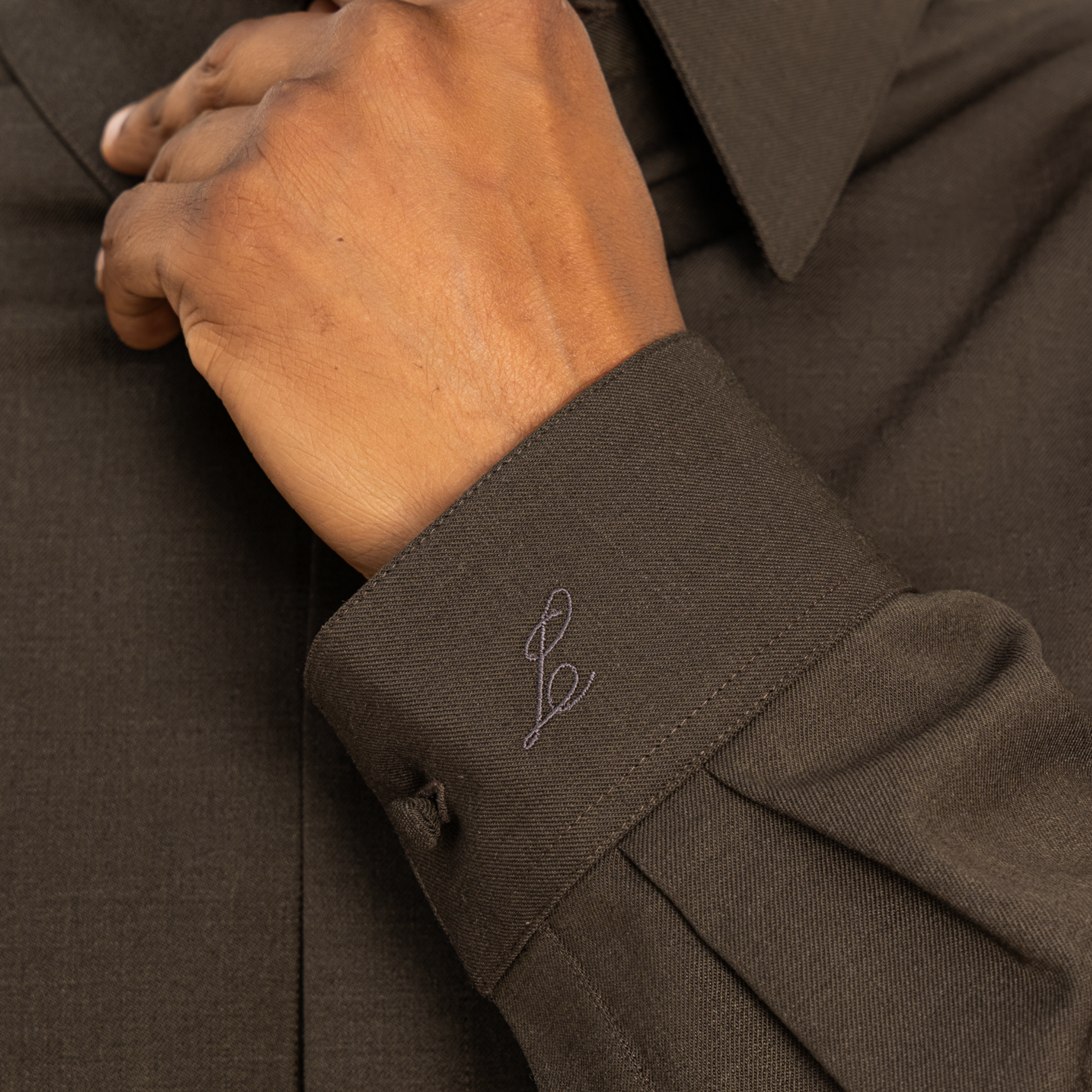 Camisa Khaki Jacquemus La Chemise Mondani