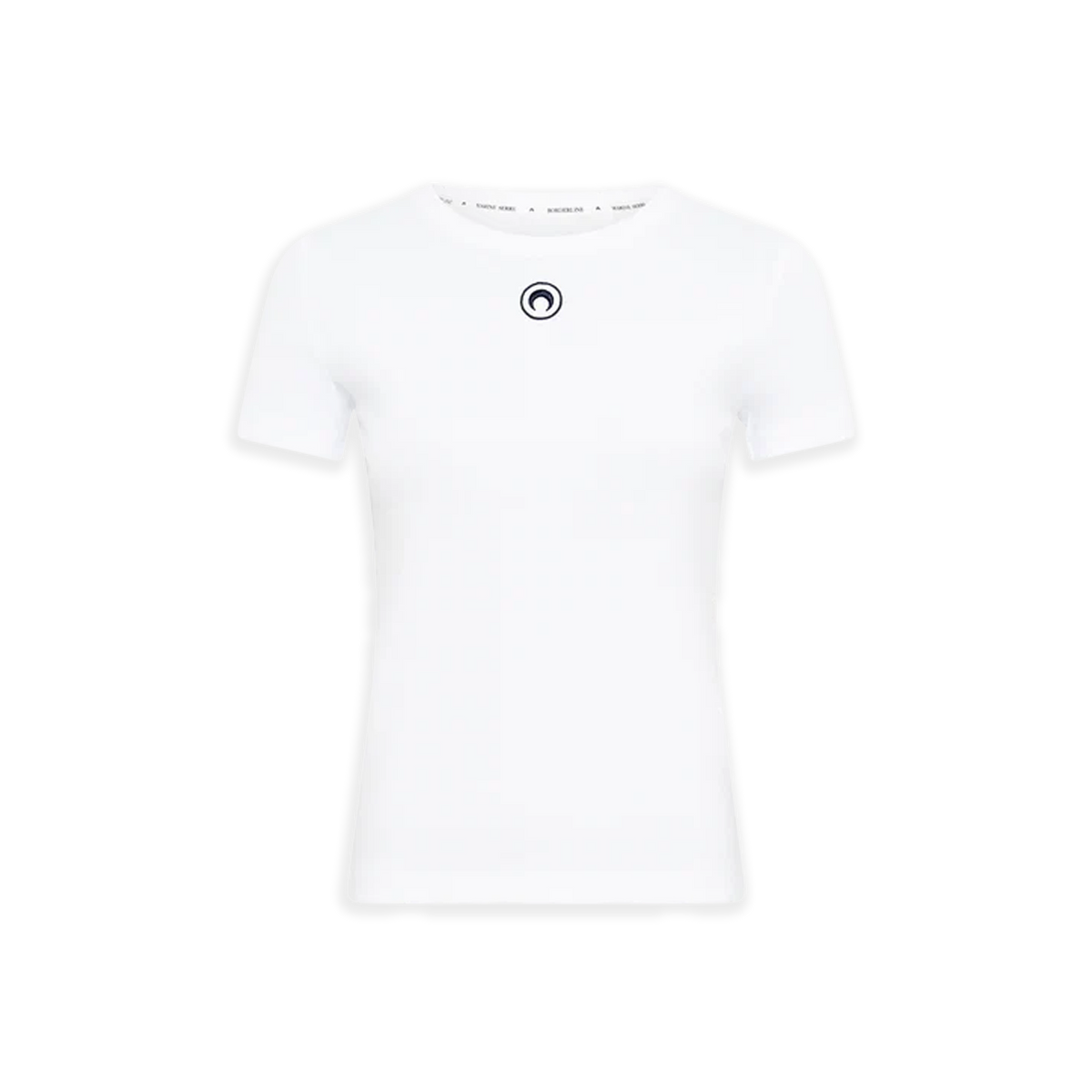 Camiseta Blanca Marine Serre Moon Logo Ribbed