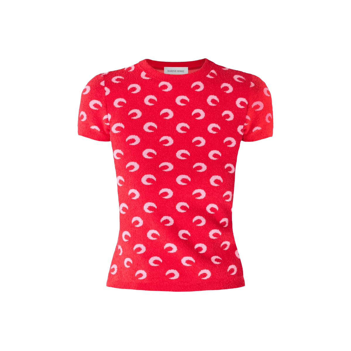 Top Rojo Marine Serre Moon Jacquard Bouclette