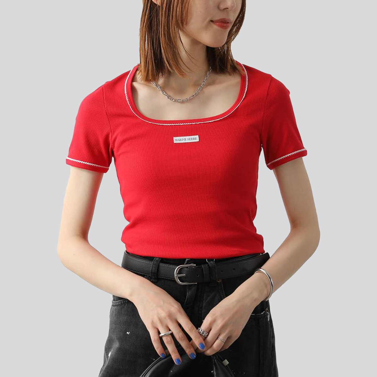 Top Rojo Marine Serre Logo