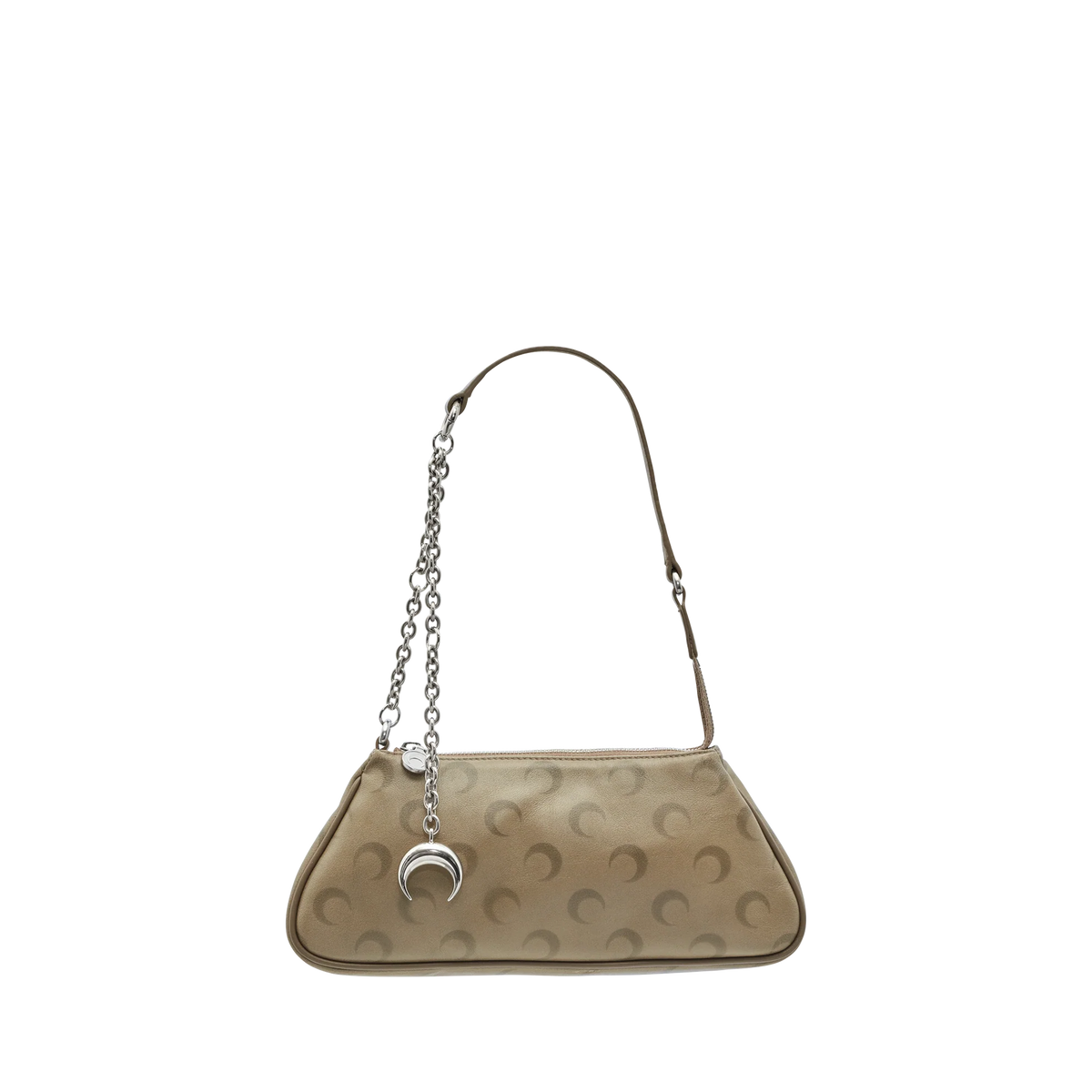 Cartera Beige Marine Serre Faded Leather Moon