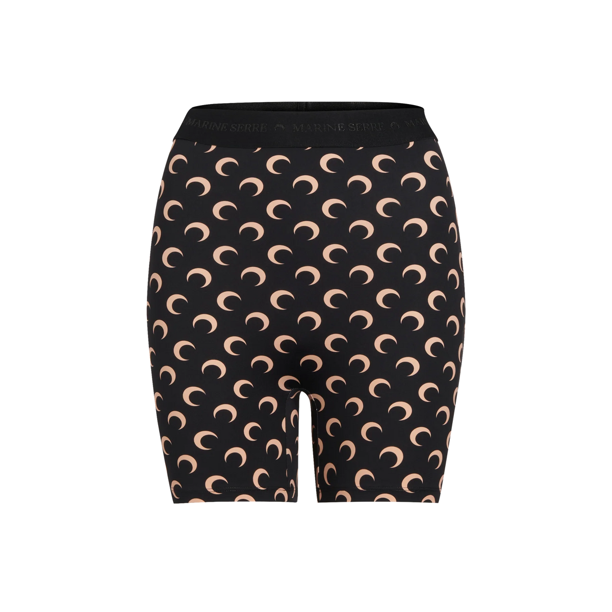 Legging Biker Negro Marine Serre Inverse Moon Print