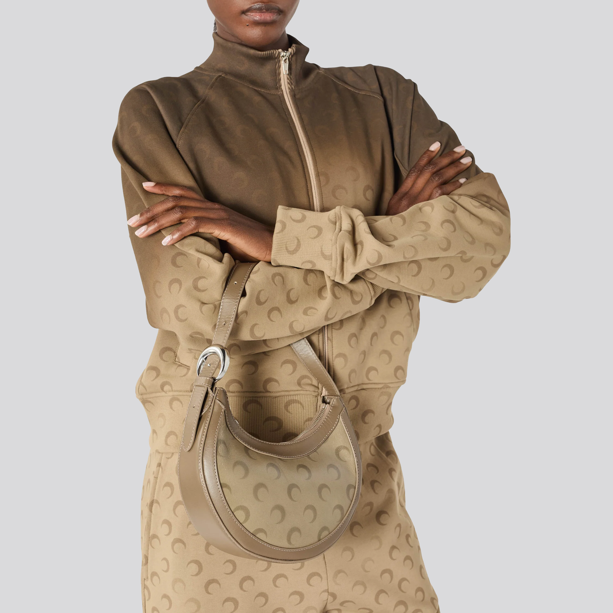 Cartera Taupe Marine Serre Eclips Mini