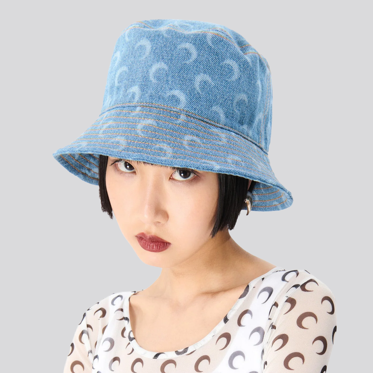 Sombrero Denim Marine Serre Moon