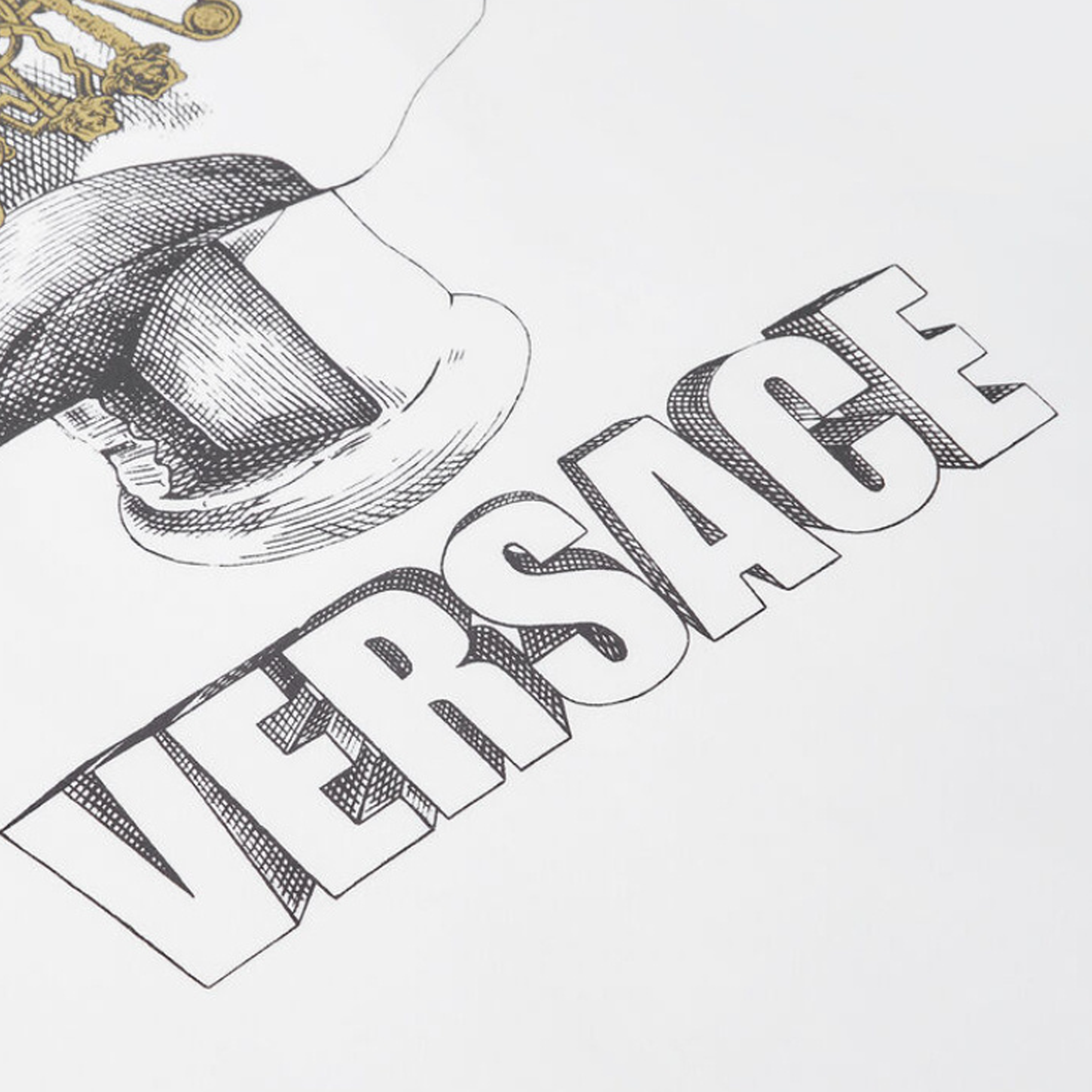 Camiseta Blanca Versace T-Shirt White Versace