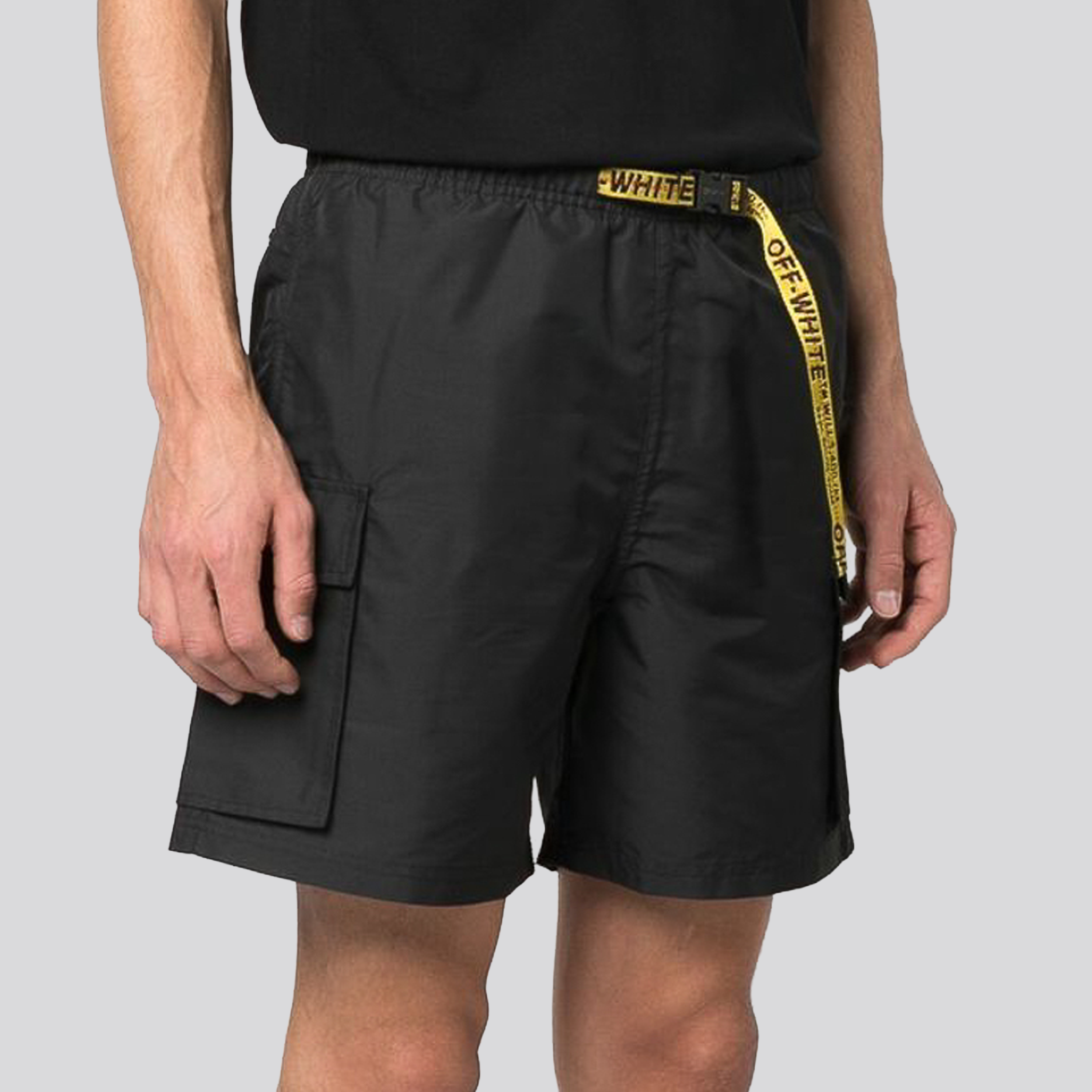 Pantaloneta Negra Off-White Industrial Belt