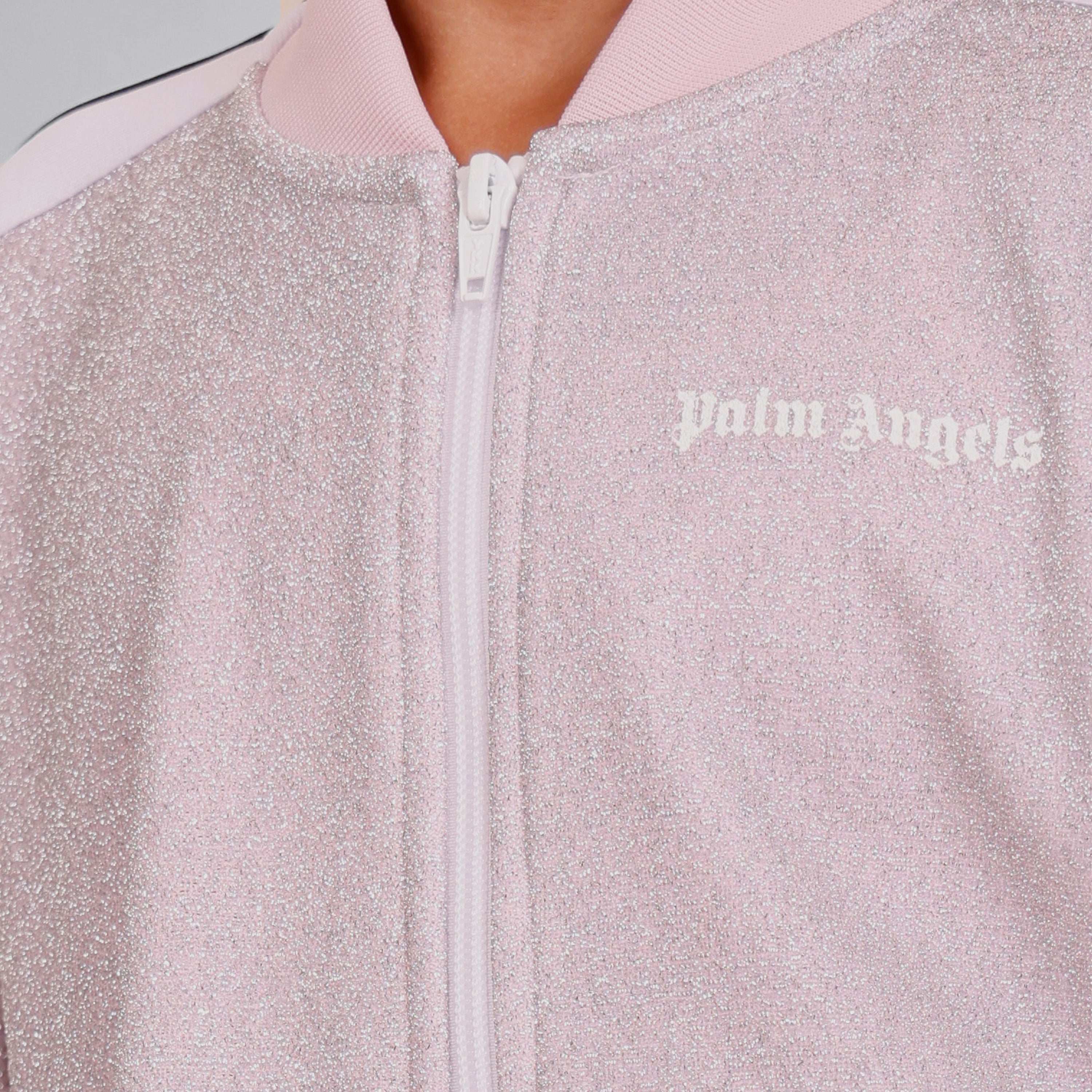 Chaqueta Azul Claro Rosado Palm Angels Kids Logo