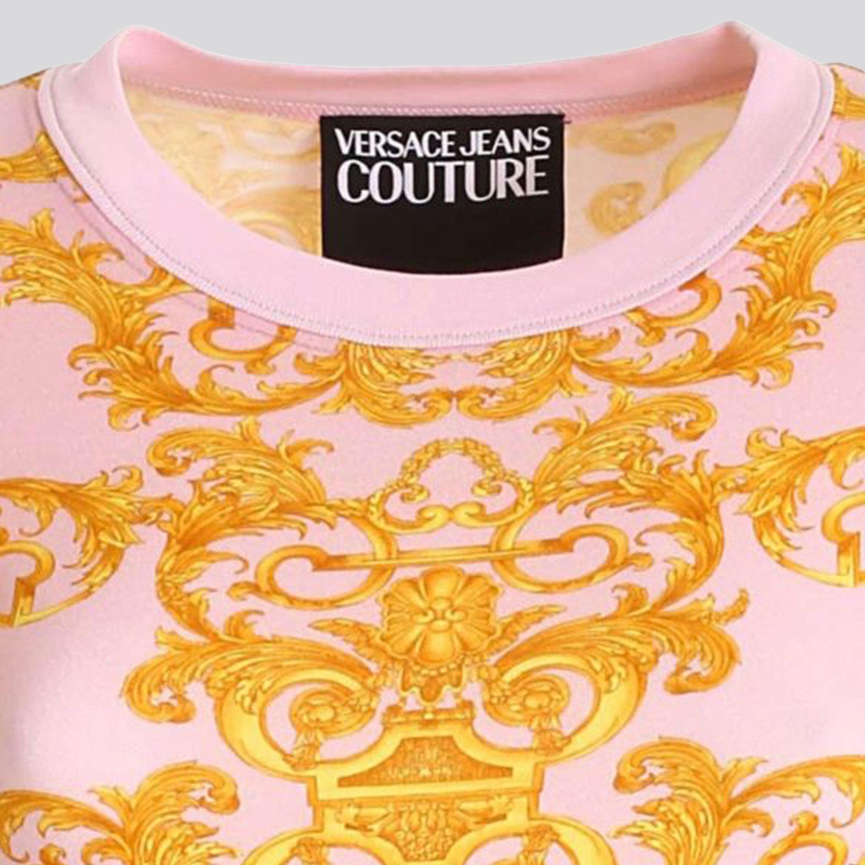 Camiseta Rosada Versace Jeans Couture Barocco