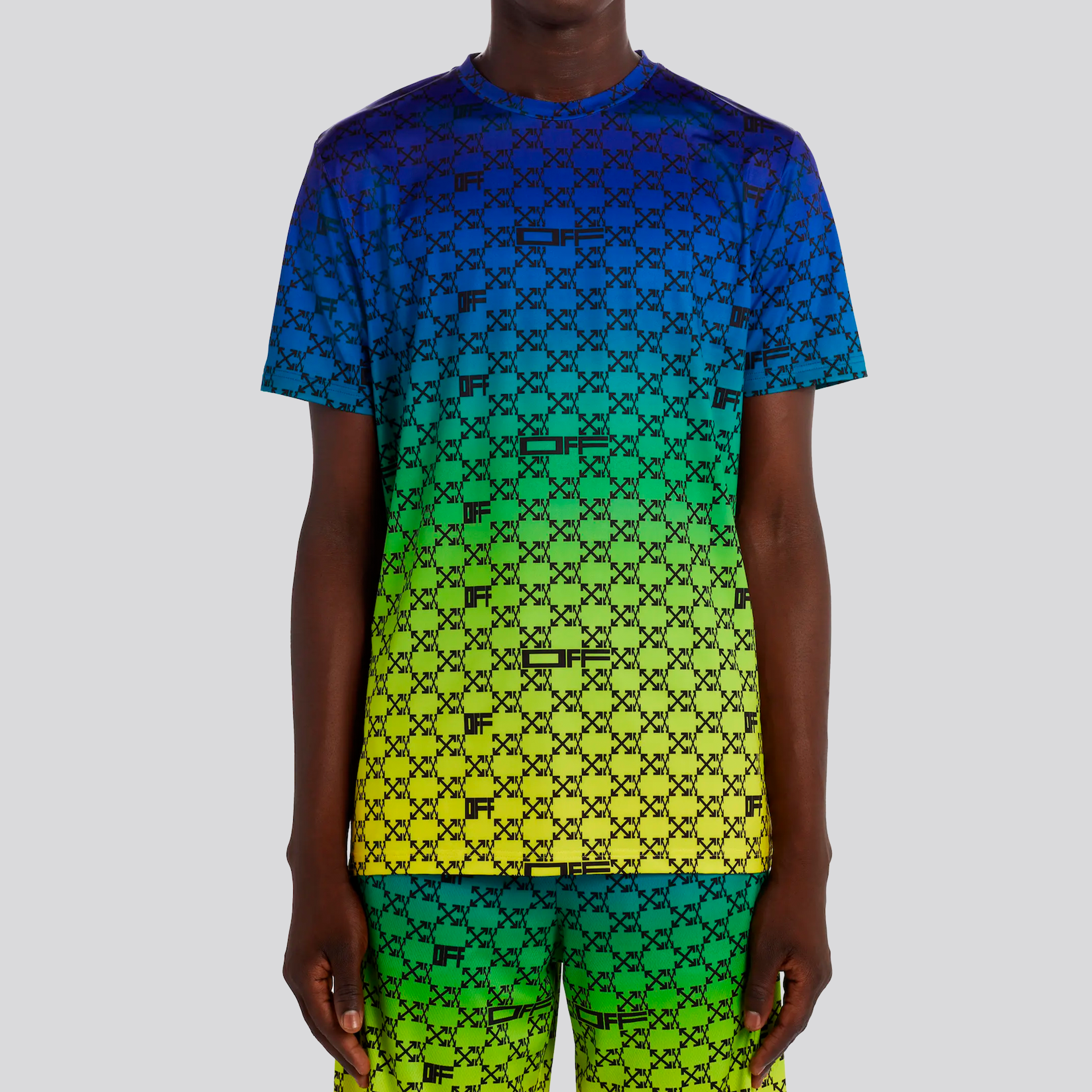 Camiseta Multicolor Off-White Logo Monogram W