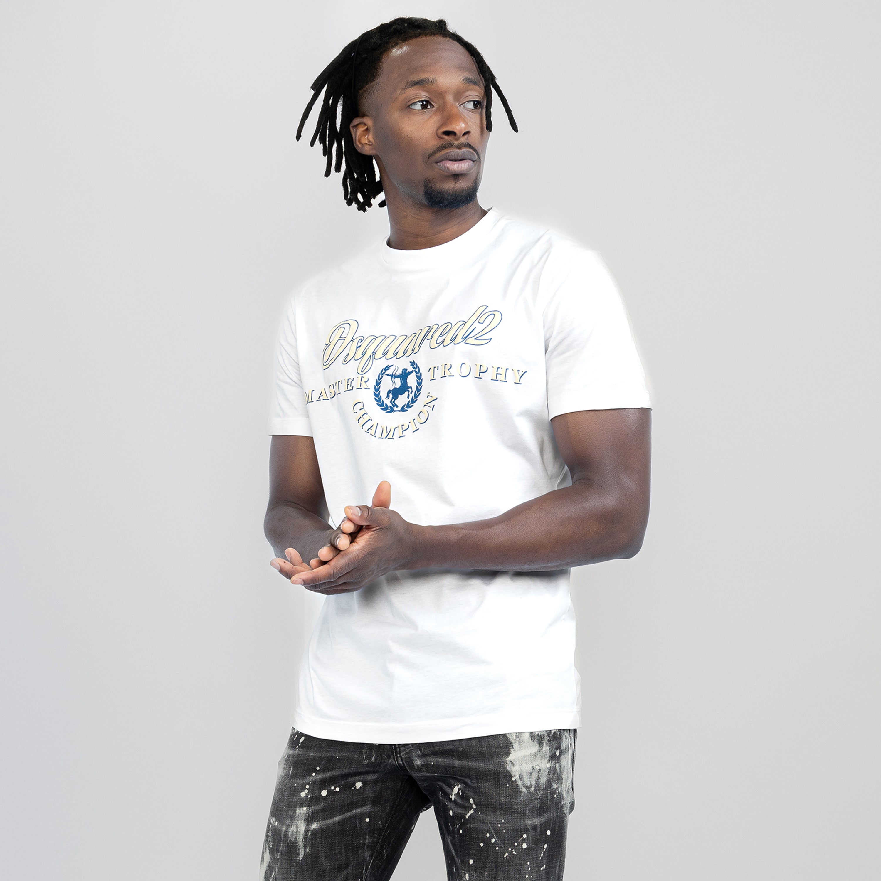Camiseta Blanca Dsquared2 Master Trophy