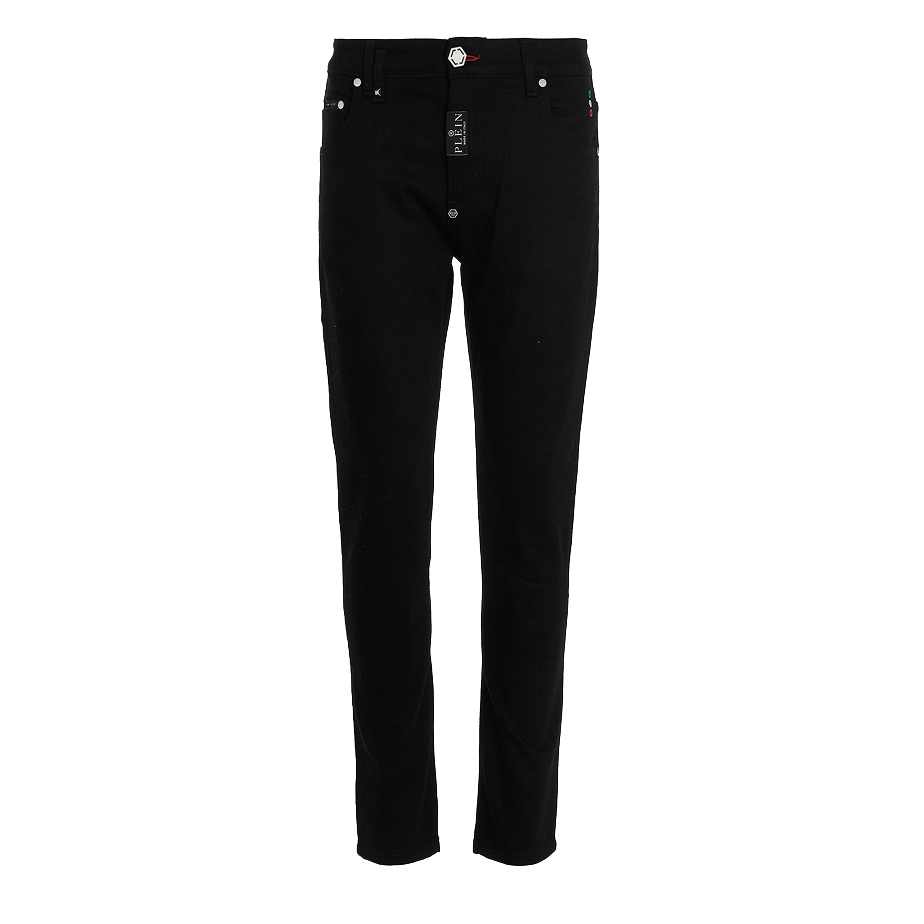 Jeans Negro Philipp Plein Hexagon