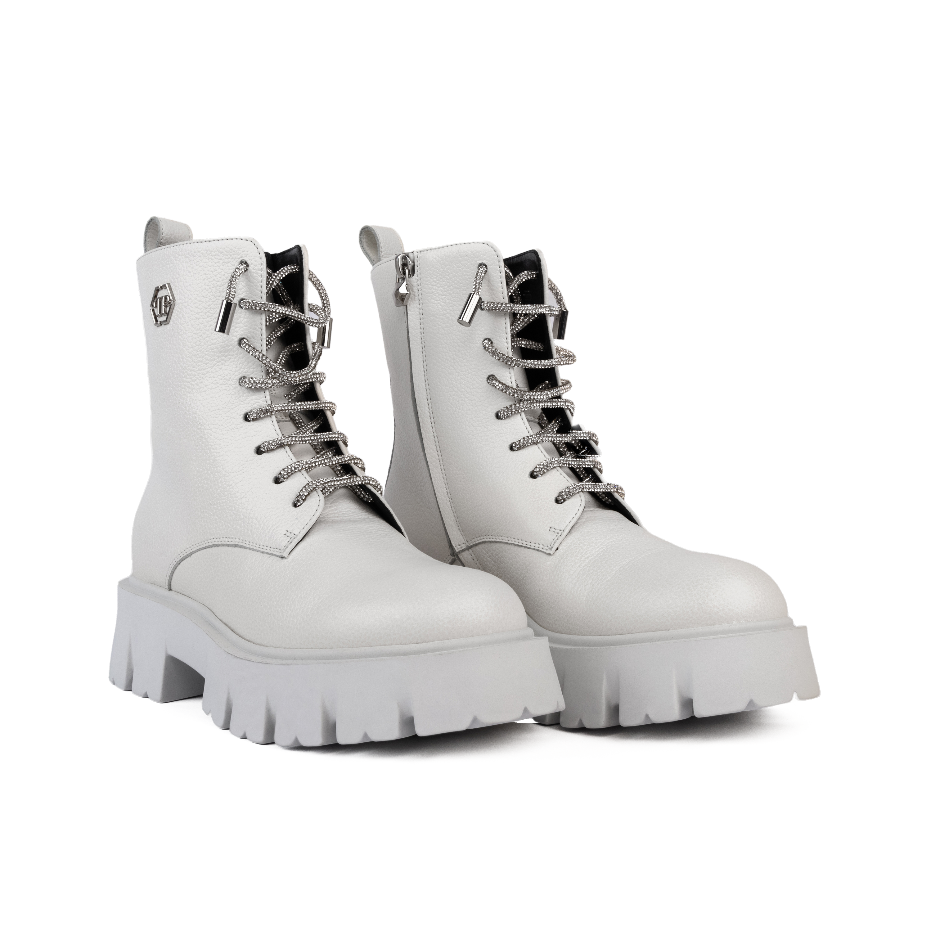 Botas Blancas Philipp Plein PP