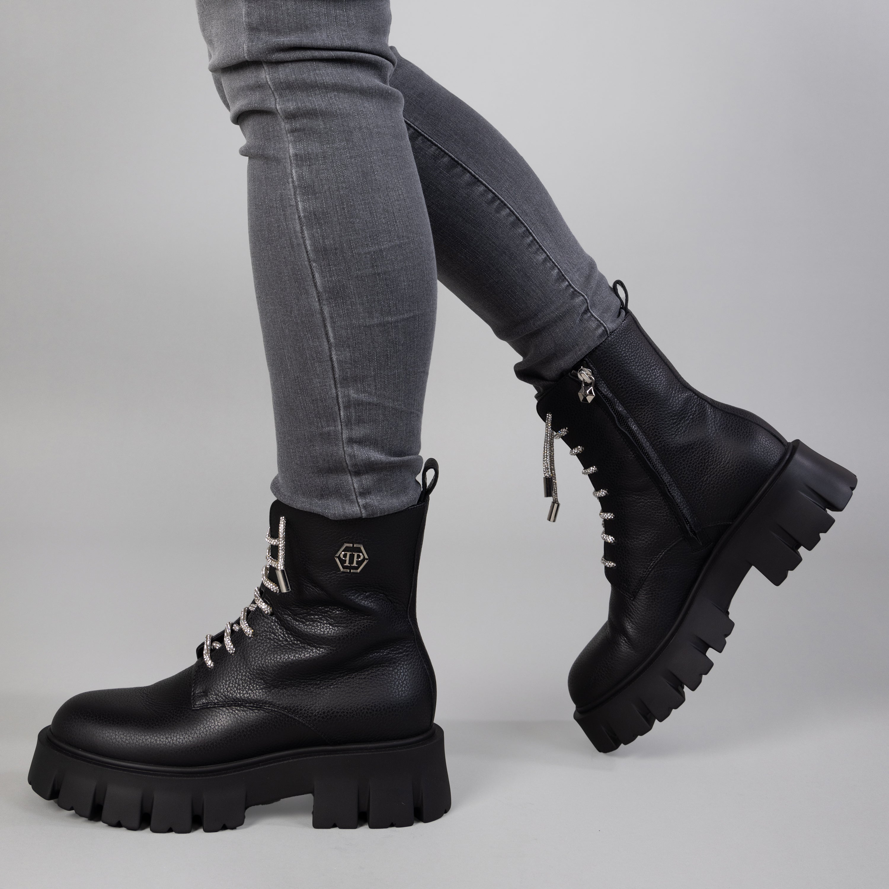 Botas Negras Philipp Plein PP