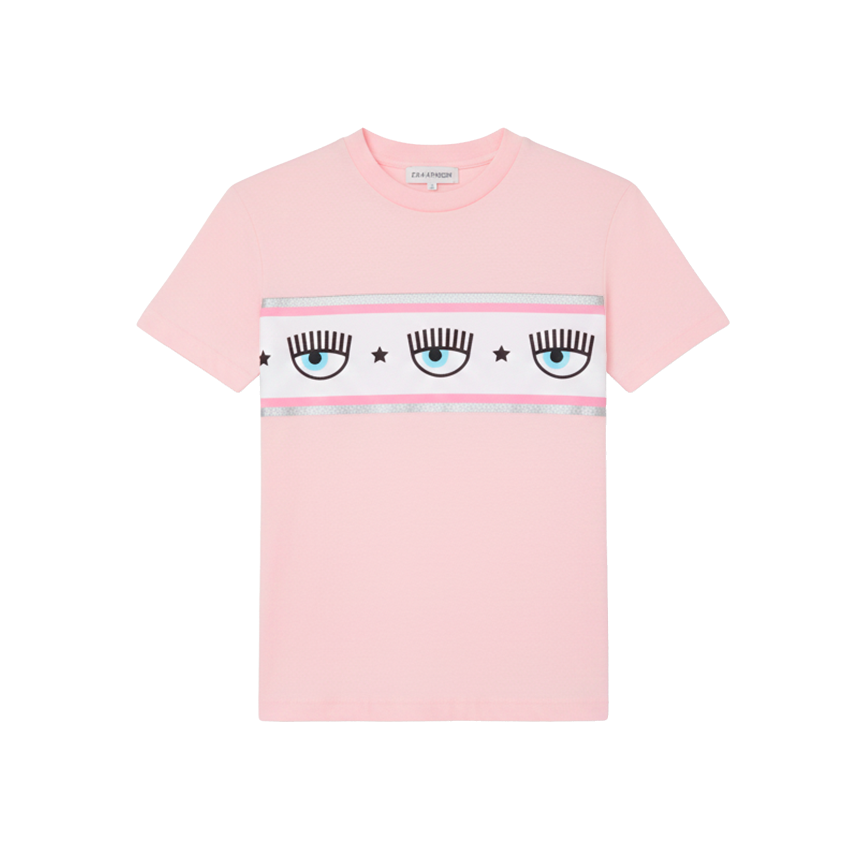 Camiseta Rosada Chiara Ferragni 600 Maxi Logomania