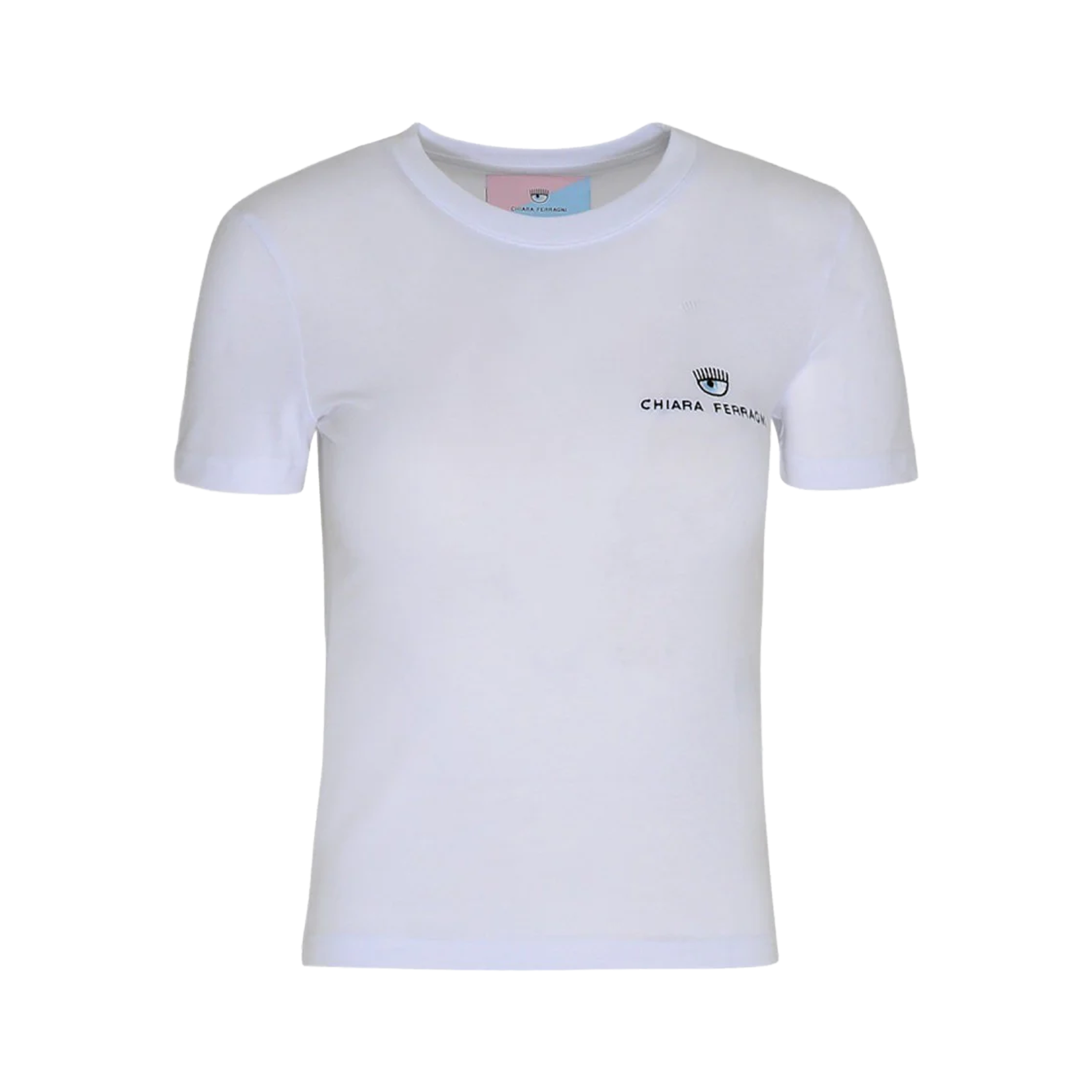 Camiseta Blanco Chiara Ferragni Mini Chest Logo