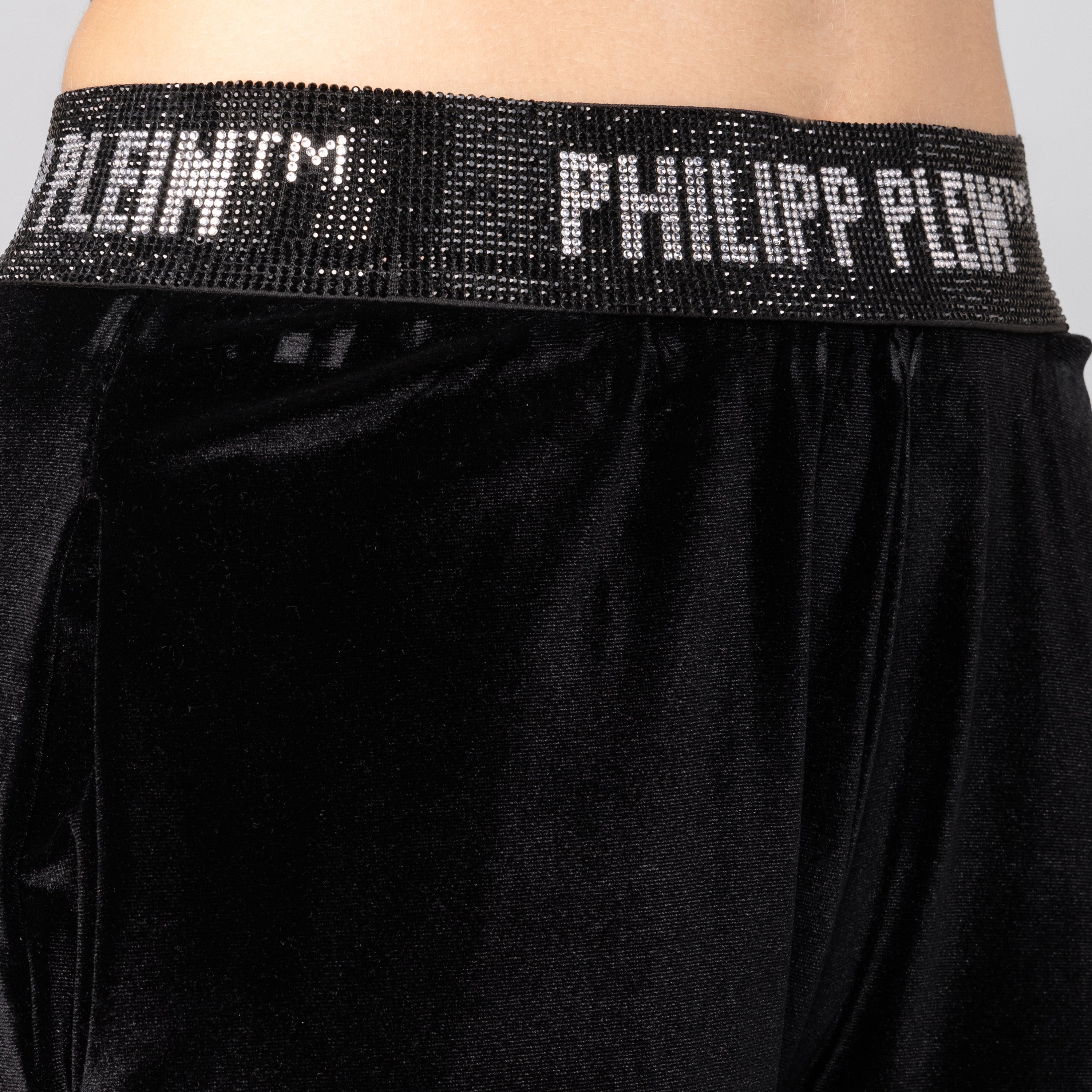 Jogger Negra Philipp Plein Crystals