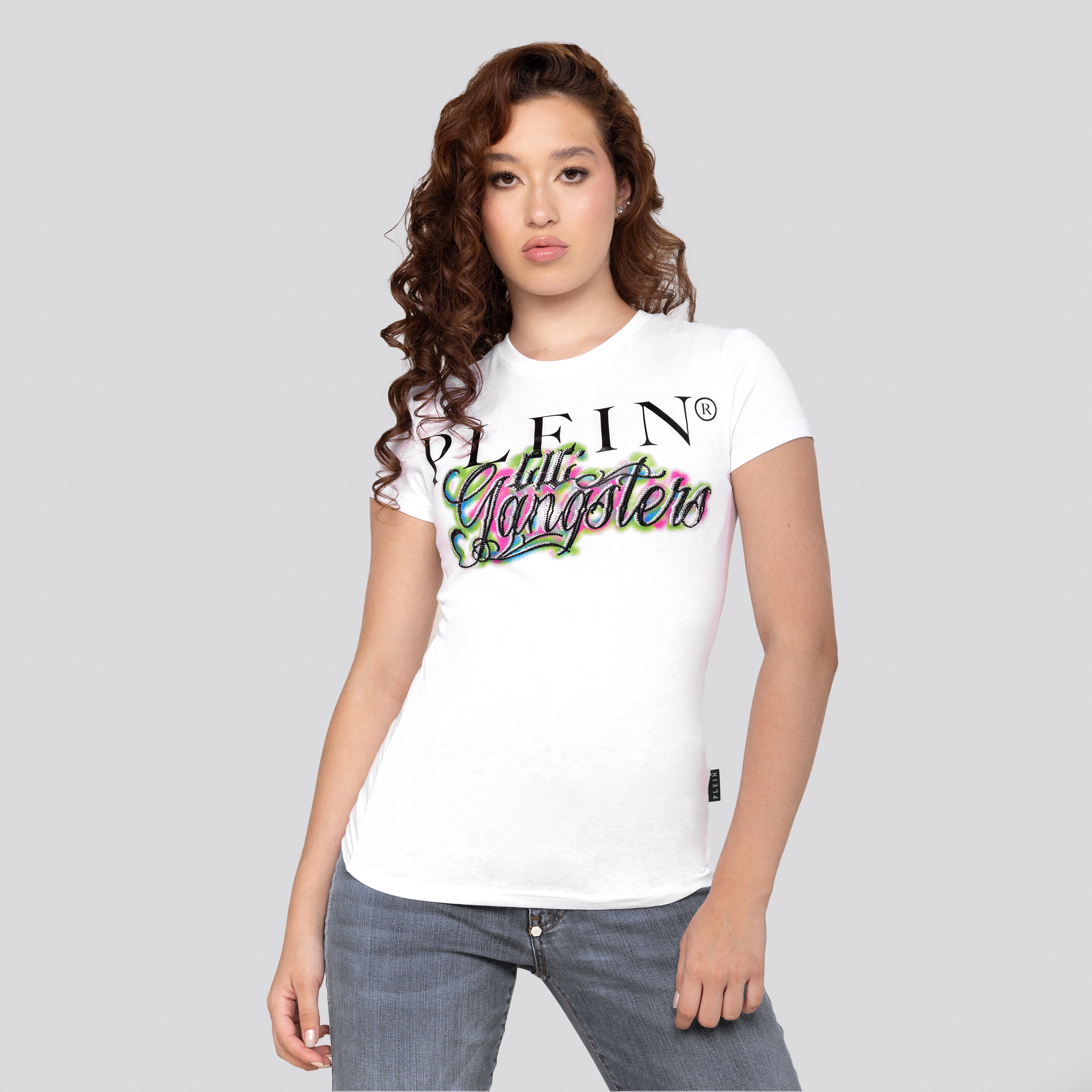 Camiseta Blanca Philipp Plein Lil Gangsters