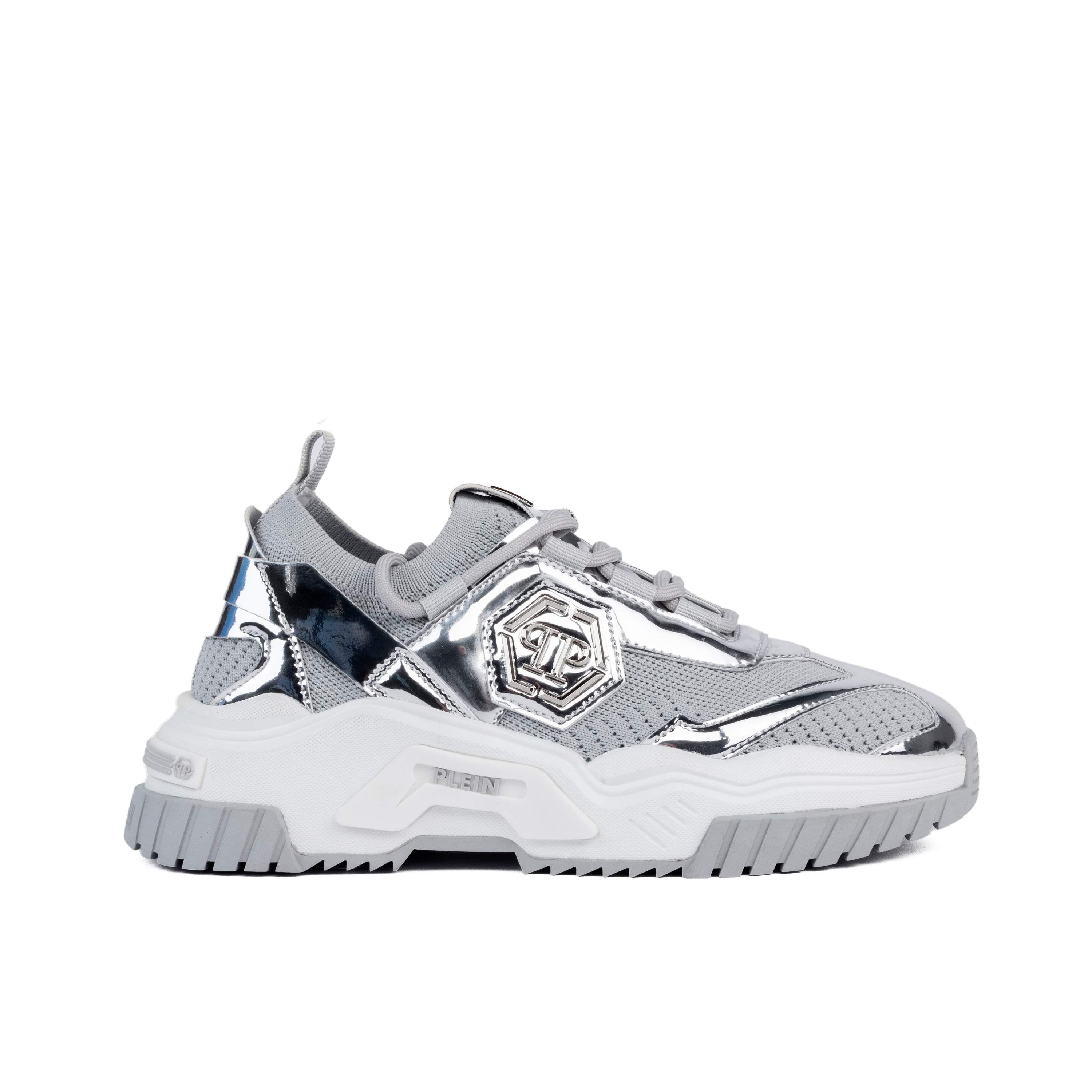 Sneakers Plateados Philipp Plein Predator