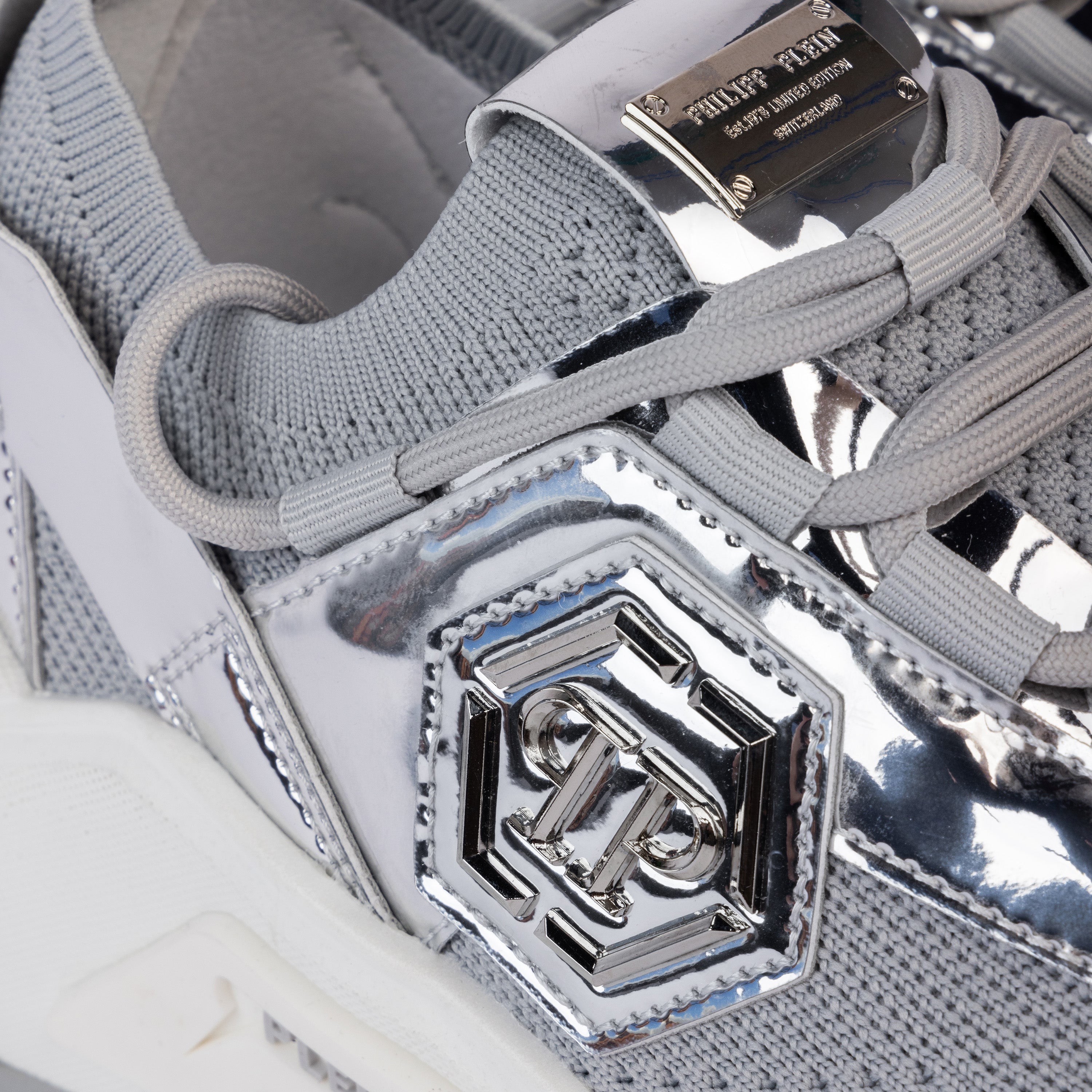 Sneakers Plateados Philipp Plein Predator