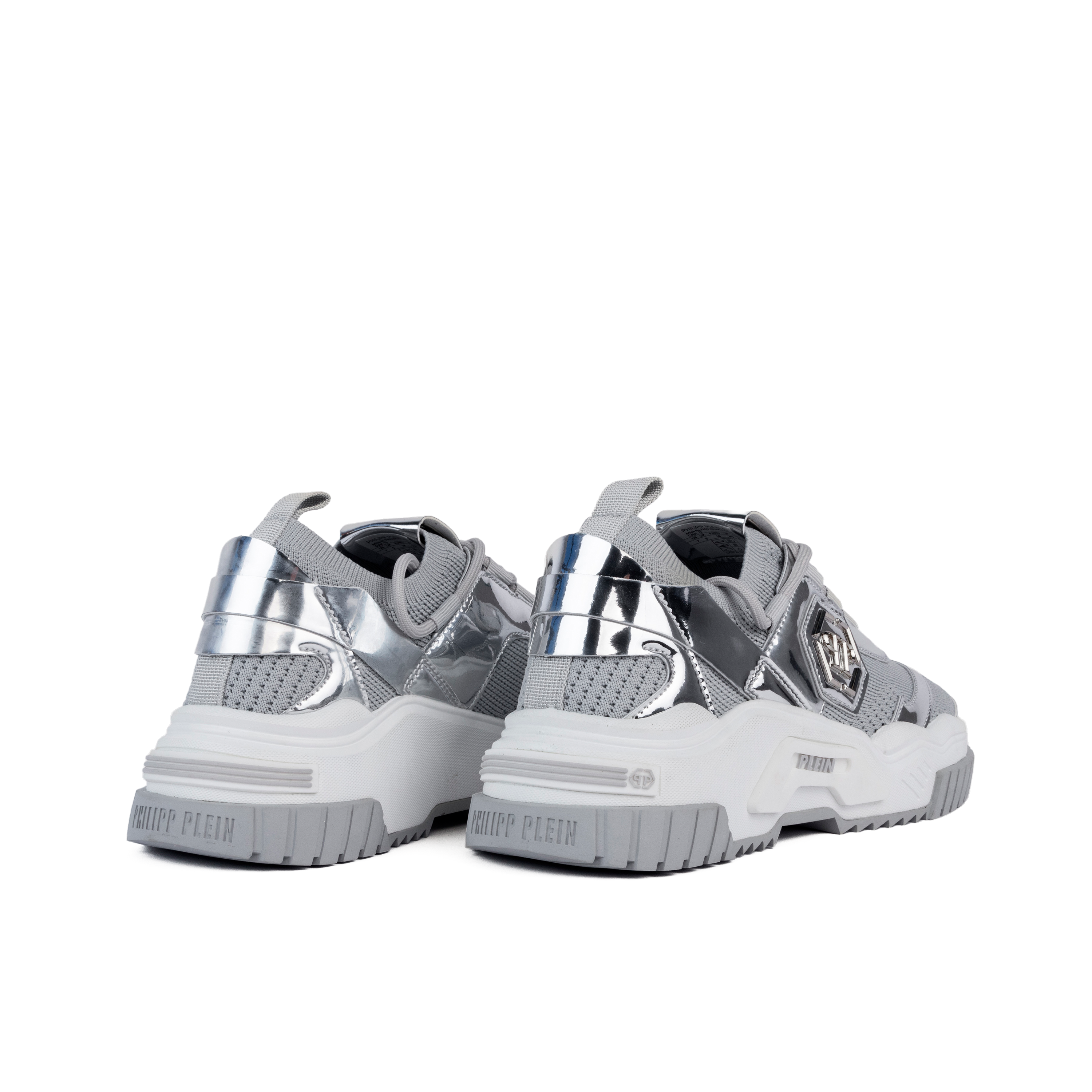 Sneakers Plateados Philipp Plein Predator