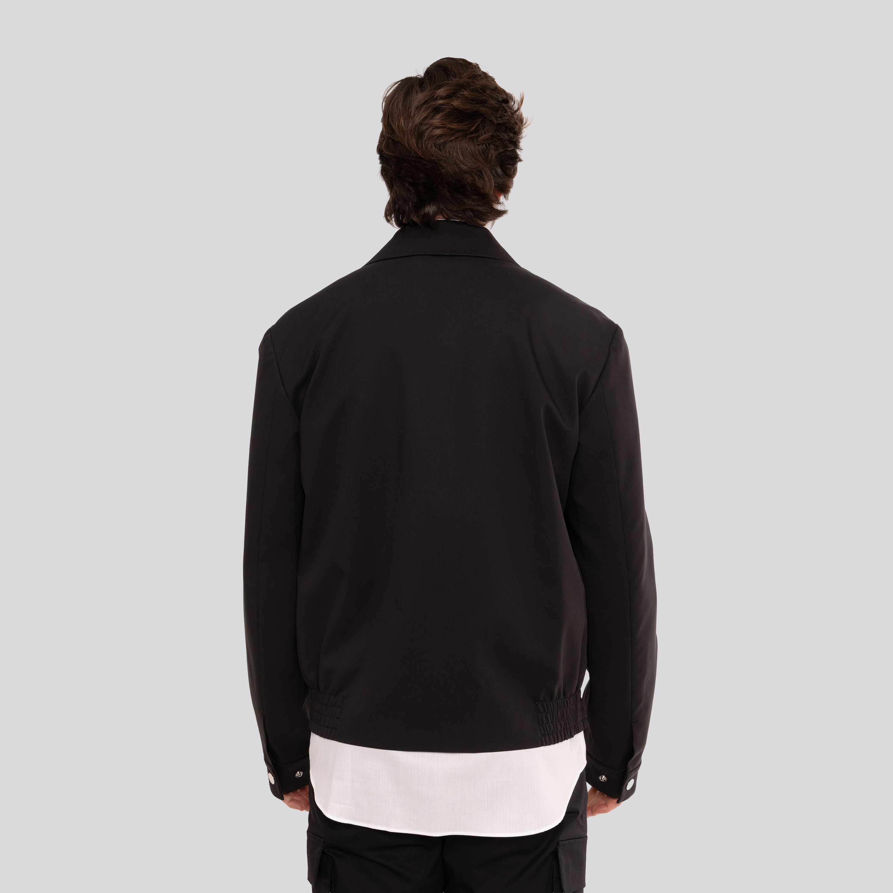Chaqueta Negra Philipp Plein Nylon Blouson