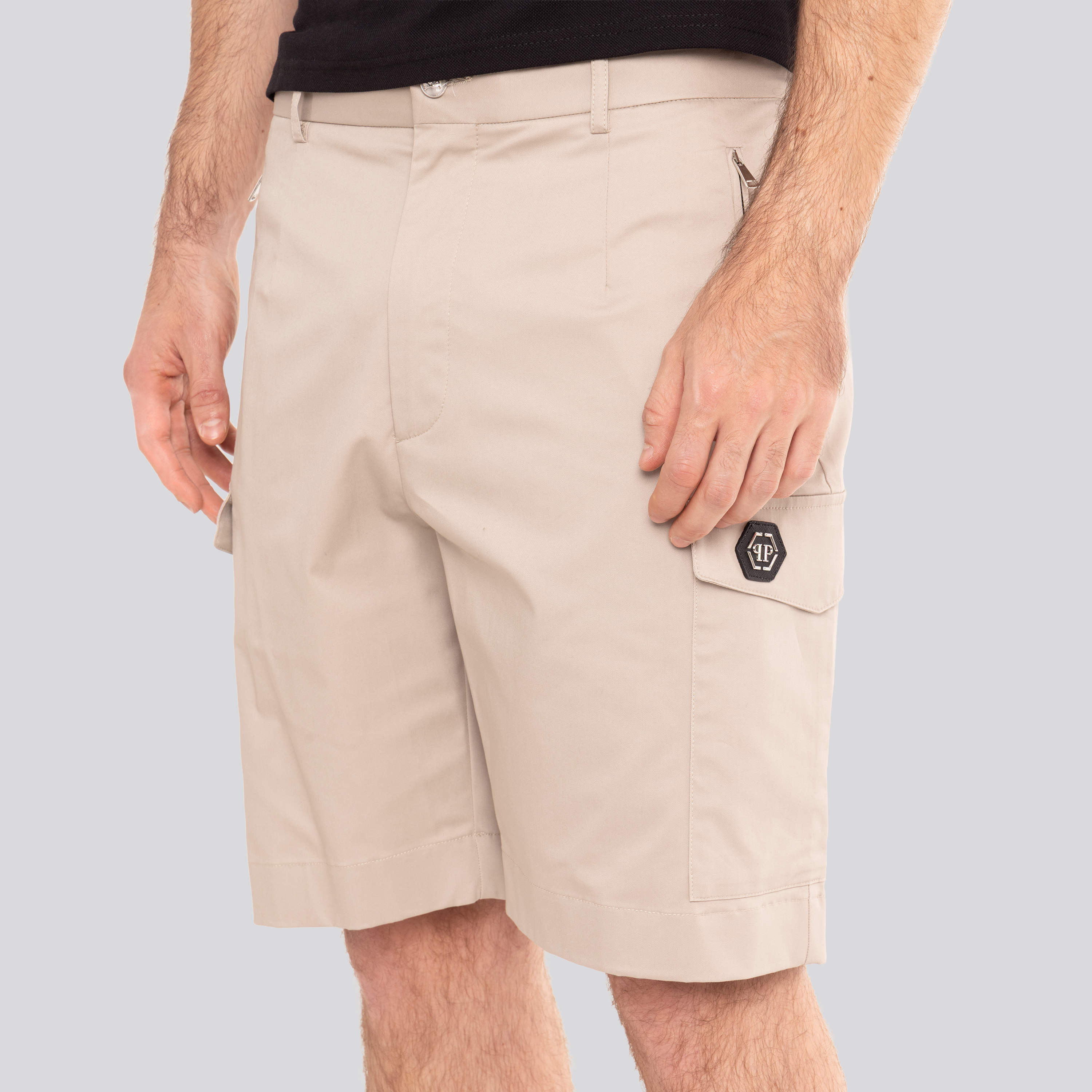 Short Beige Philipp Plein Cargo