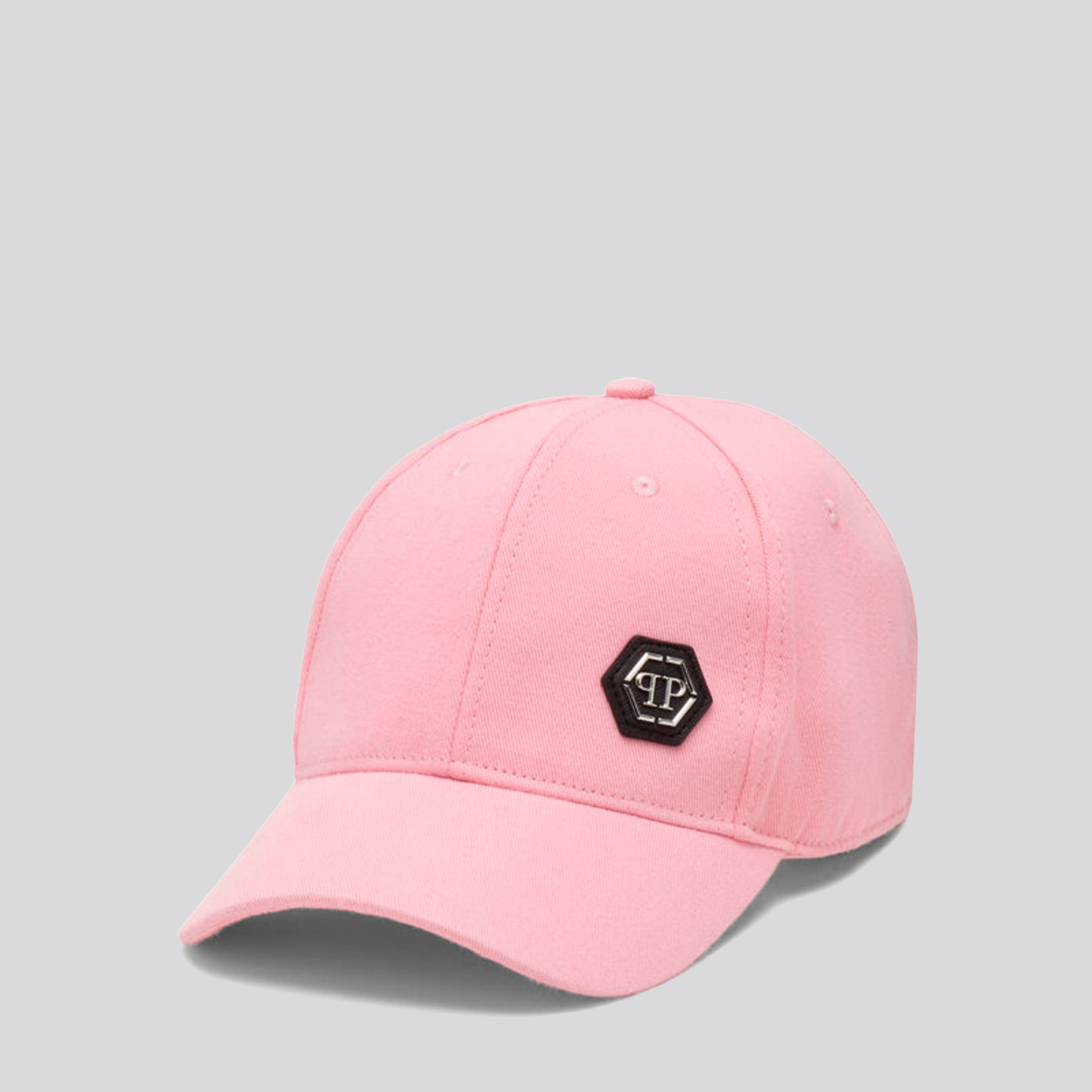 Gorra Rosado Philipp Plein Hexagon Plaque