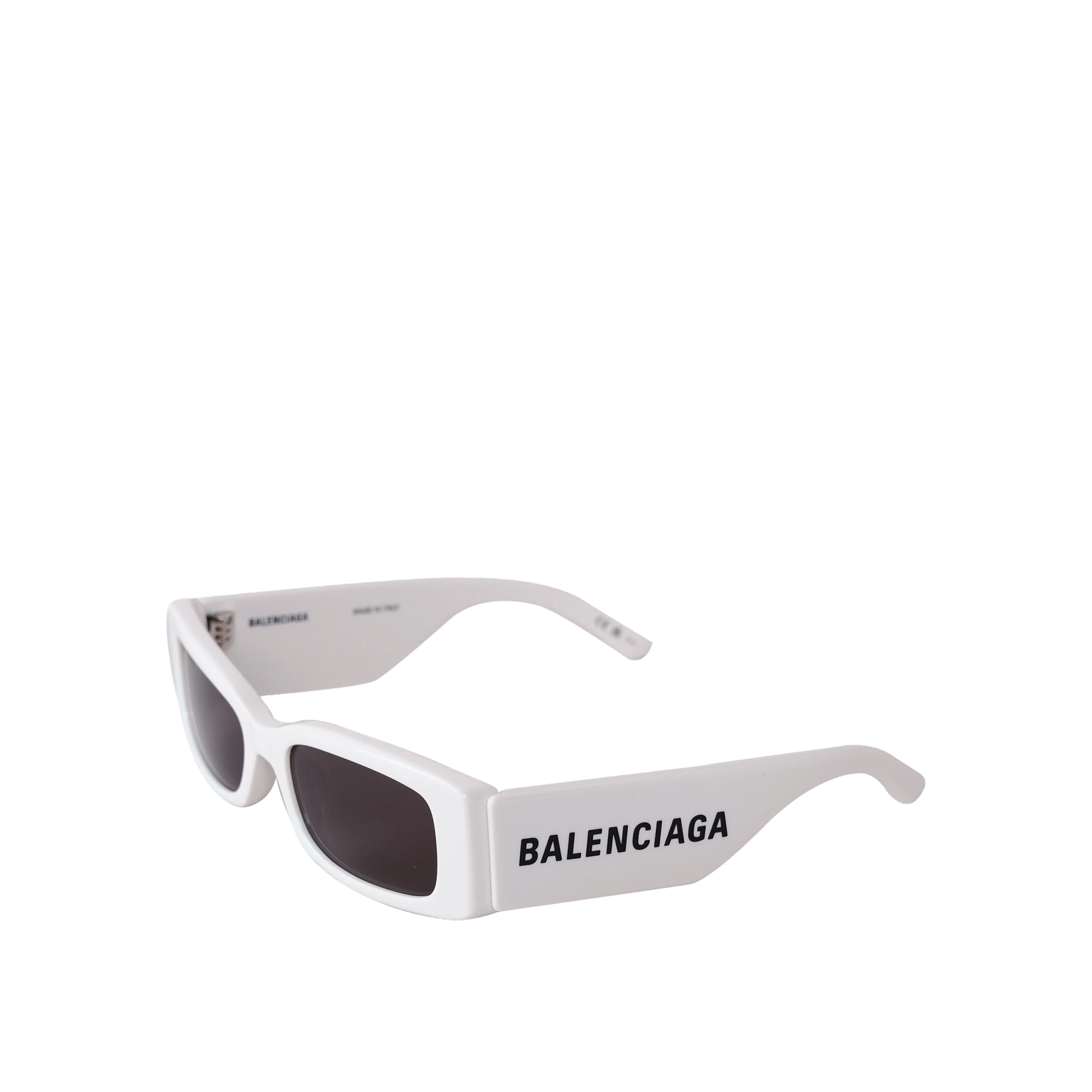 Gafas de Sol Blancas Balenciaga Side Logo