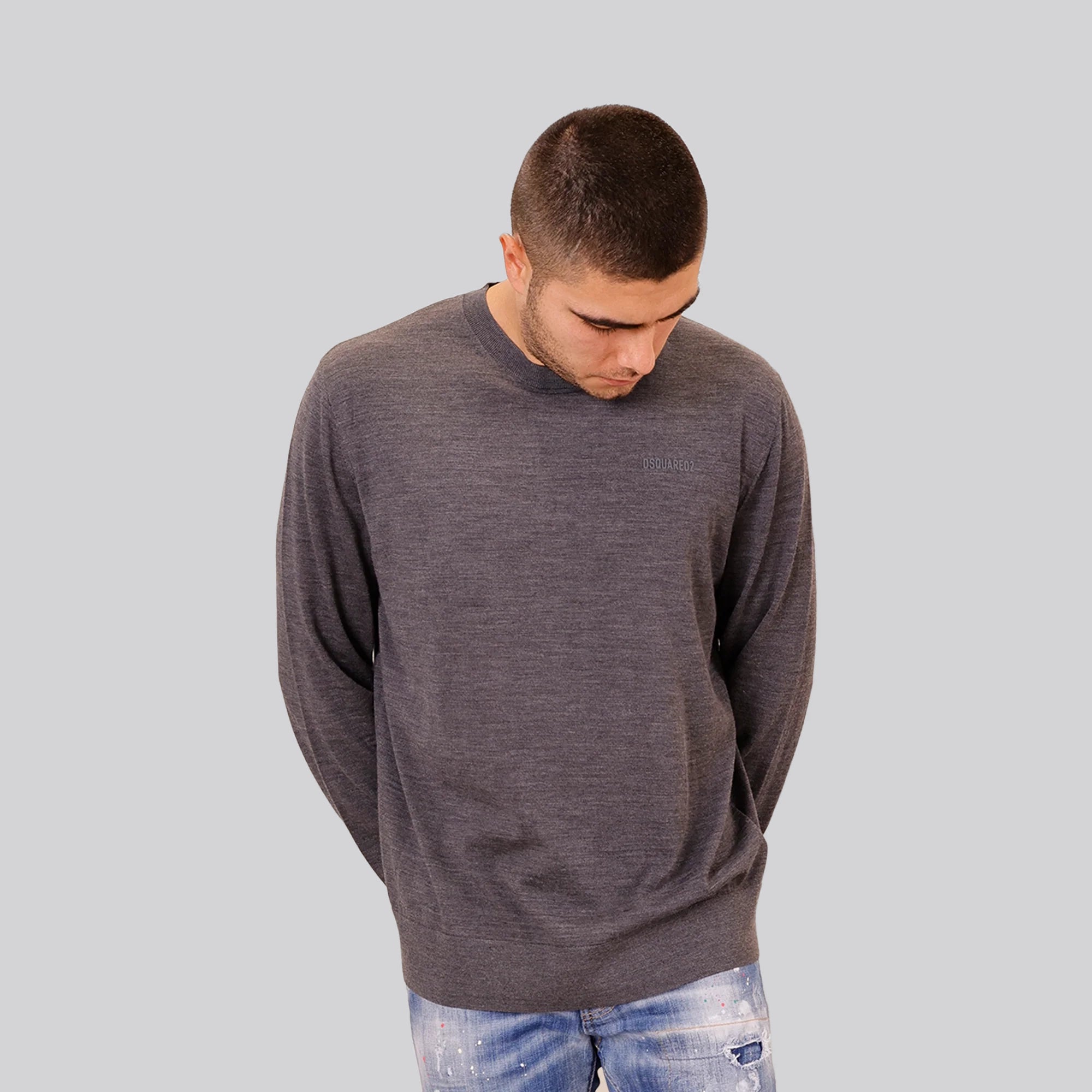 Suéter Gris Dsquared2