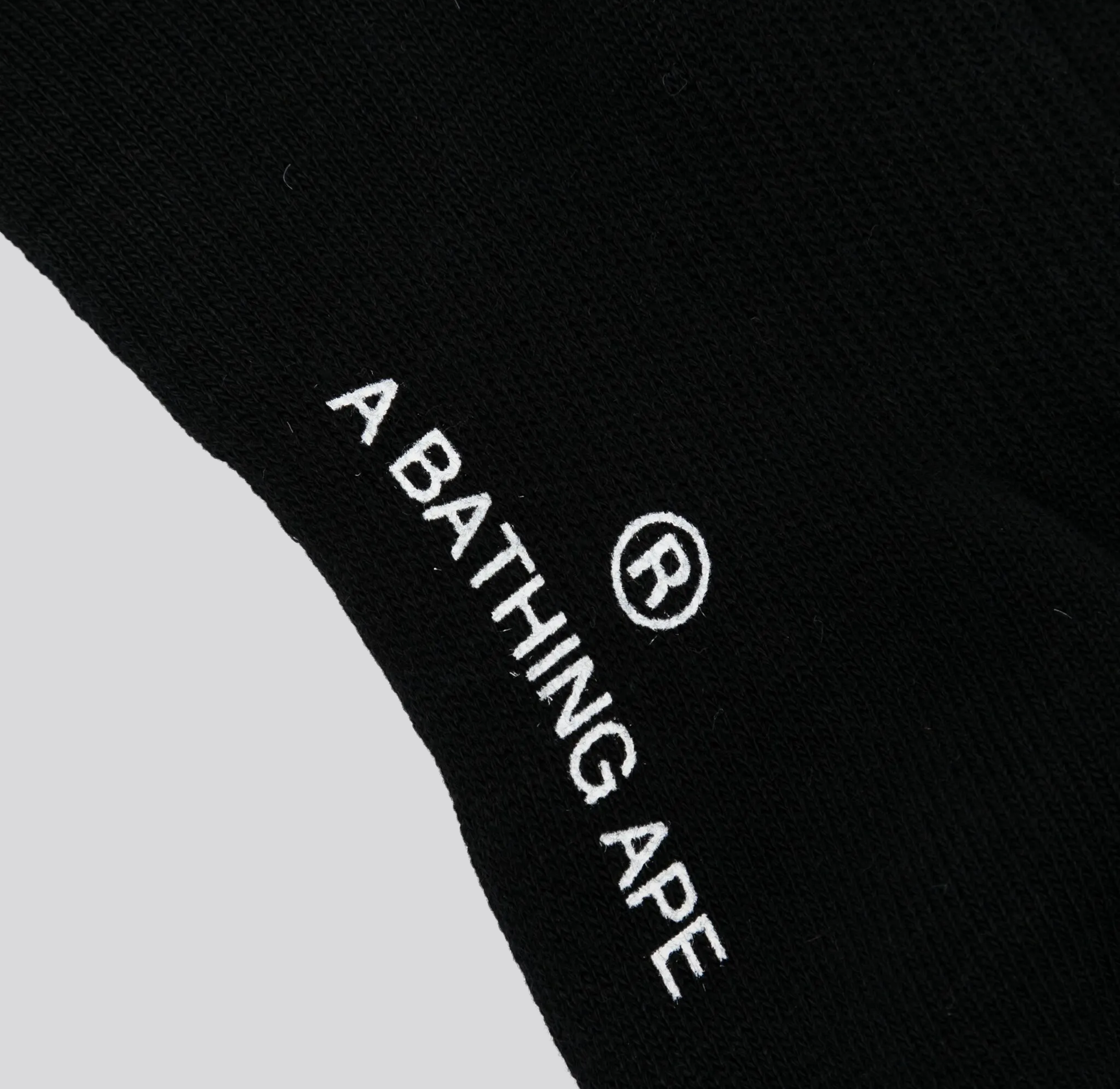 Medias Negras BAPE Balloon Yarn Ape Head