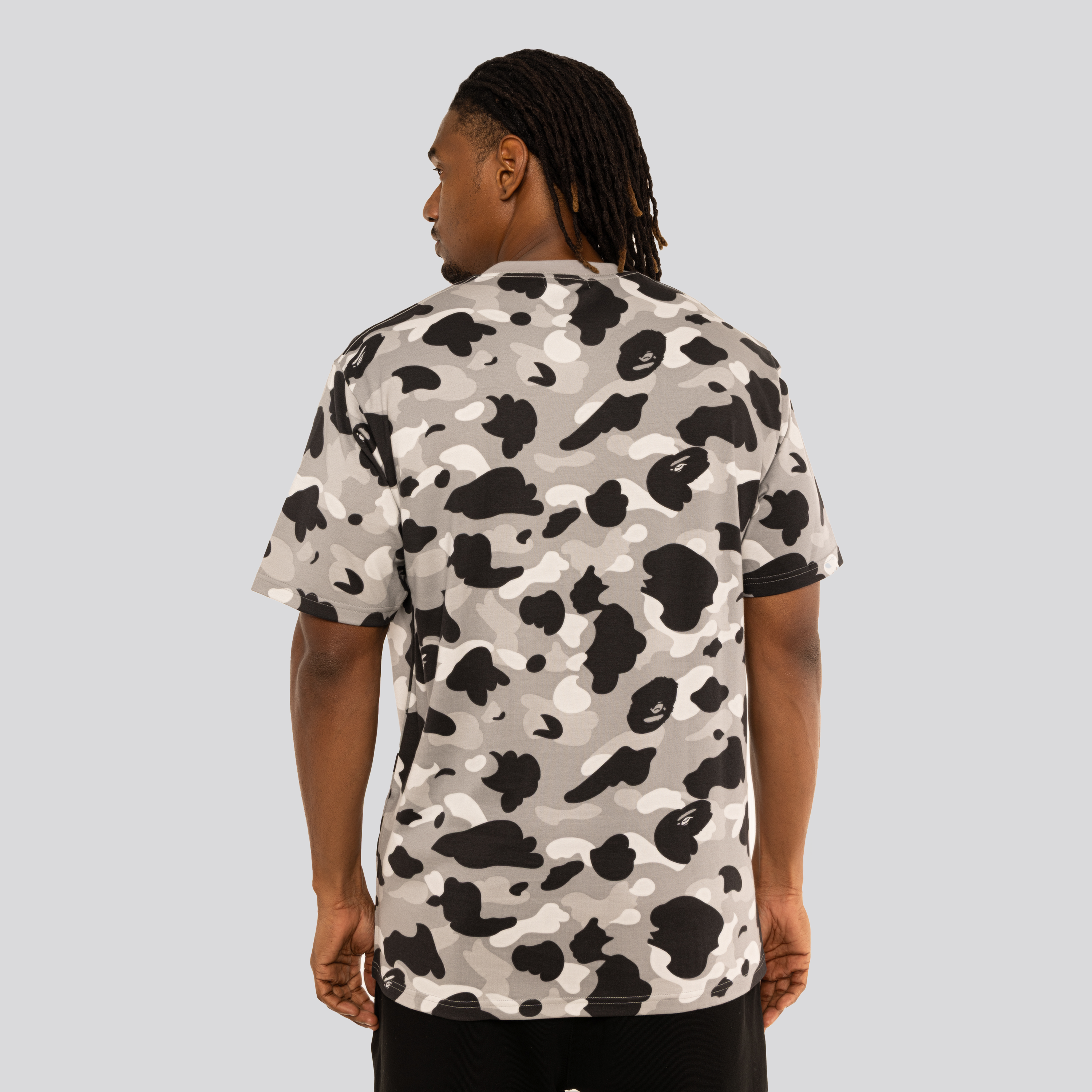 Camiseta Gris BAPE 1st Camo College