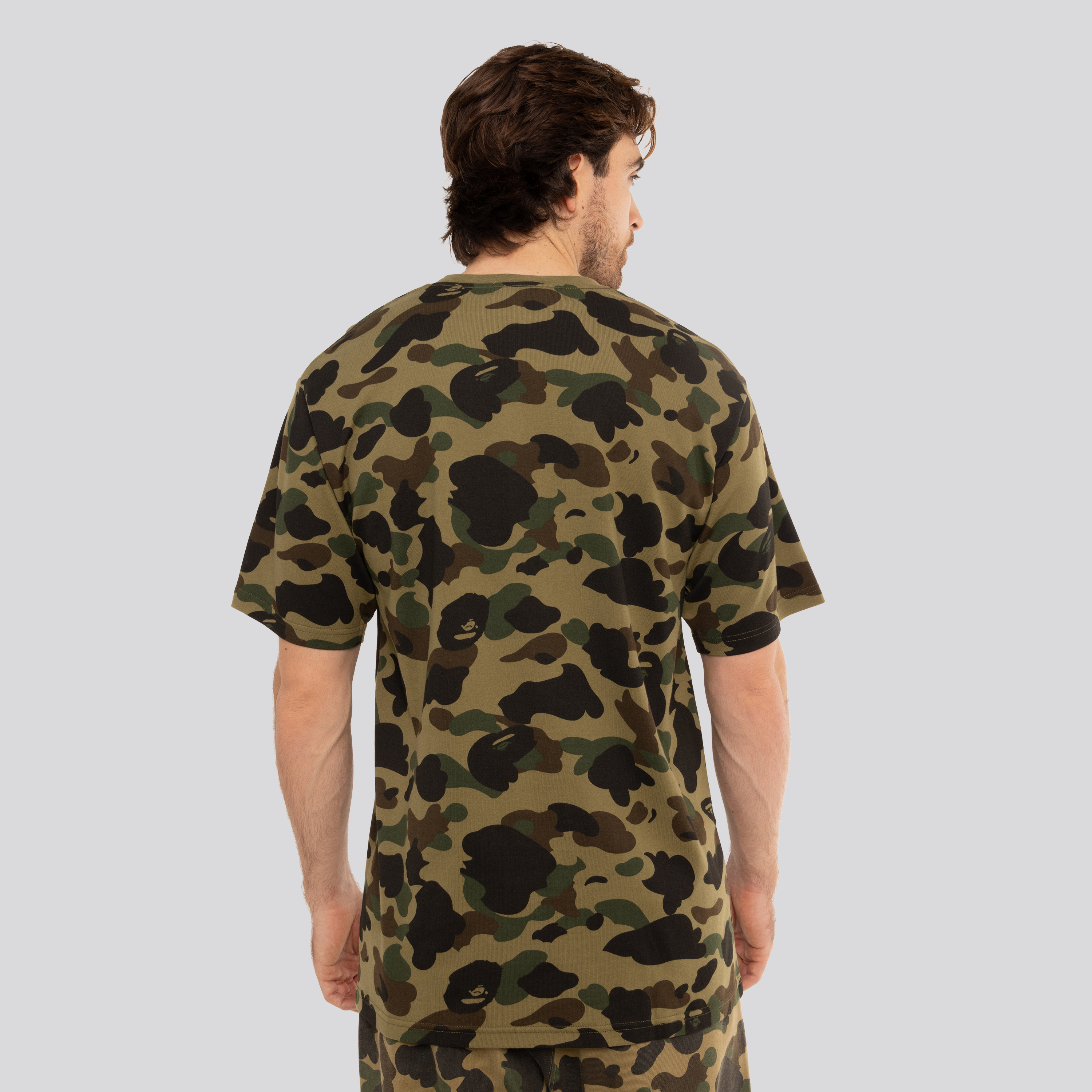 Camiseta Verde BAPE 1st Camo College