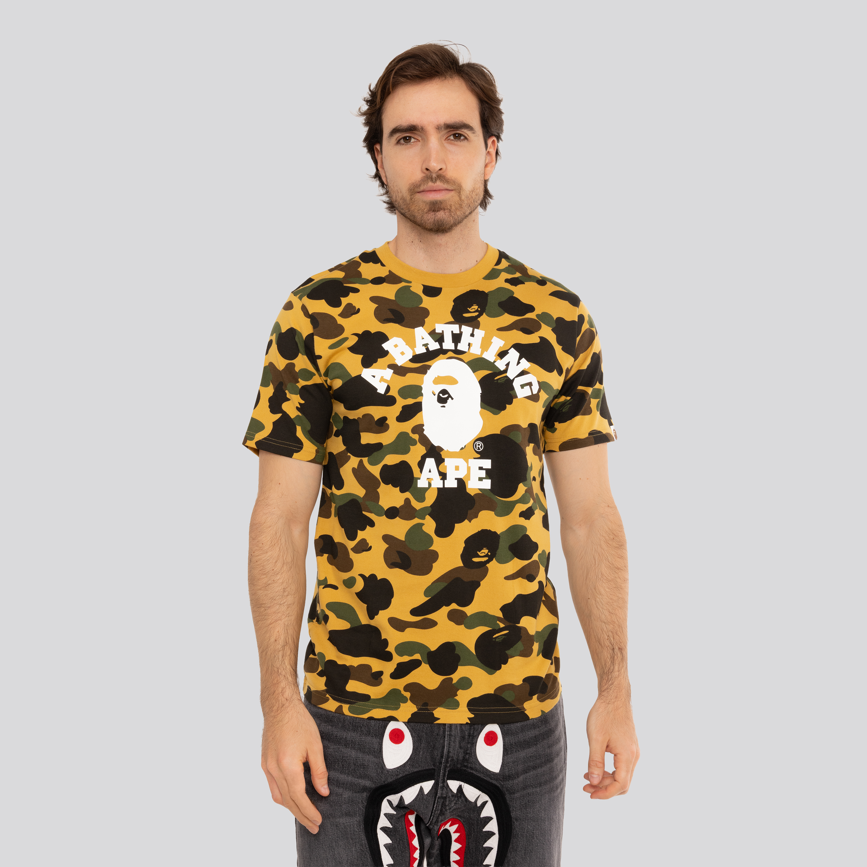 Camiseta Amarillo BAPE 1st Camo College