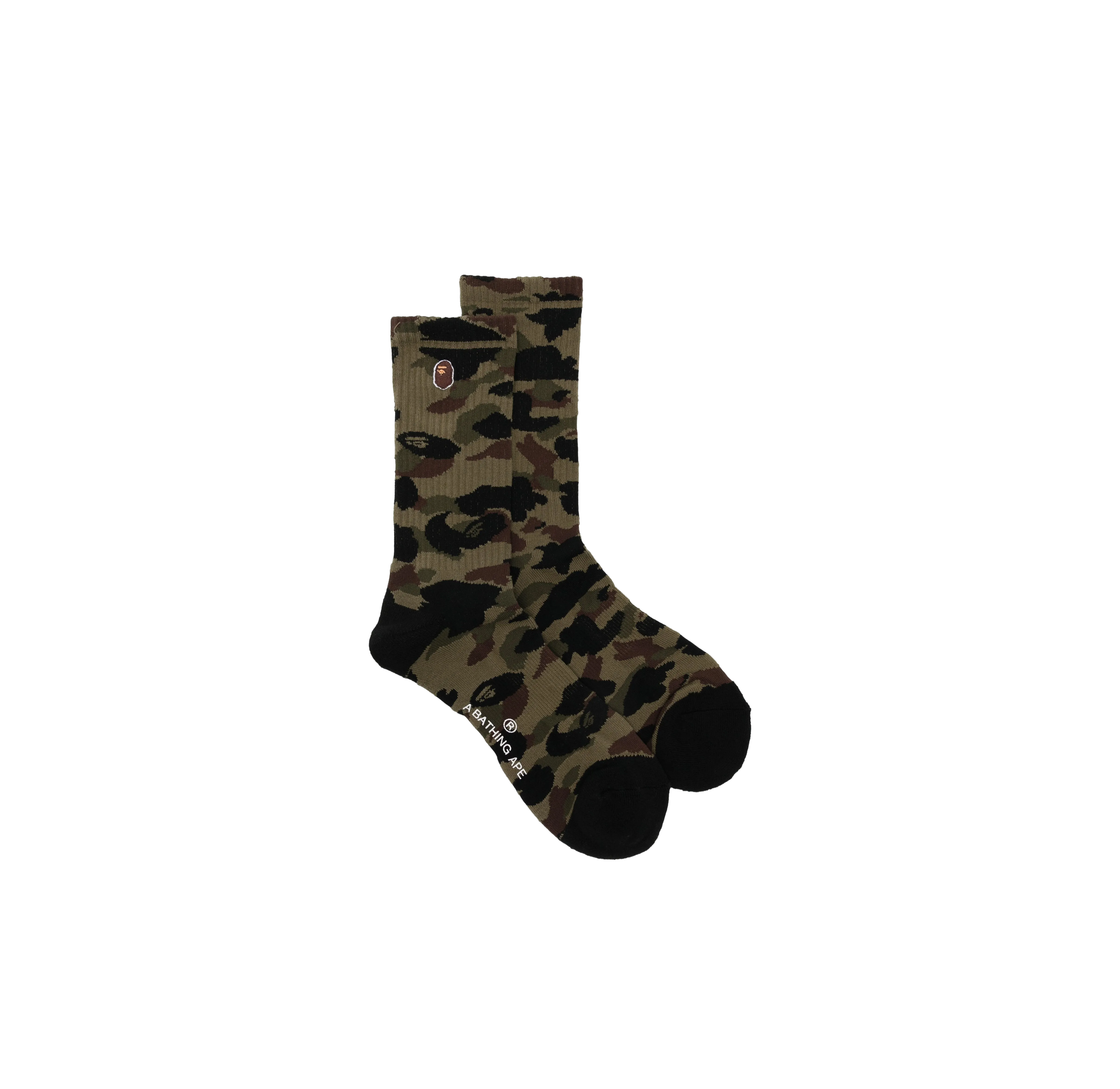 Medias Verdes BAPE 1st Camo Ape Head