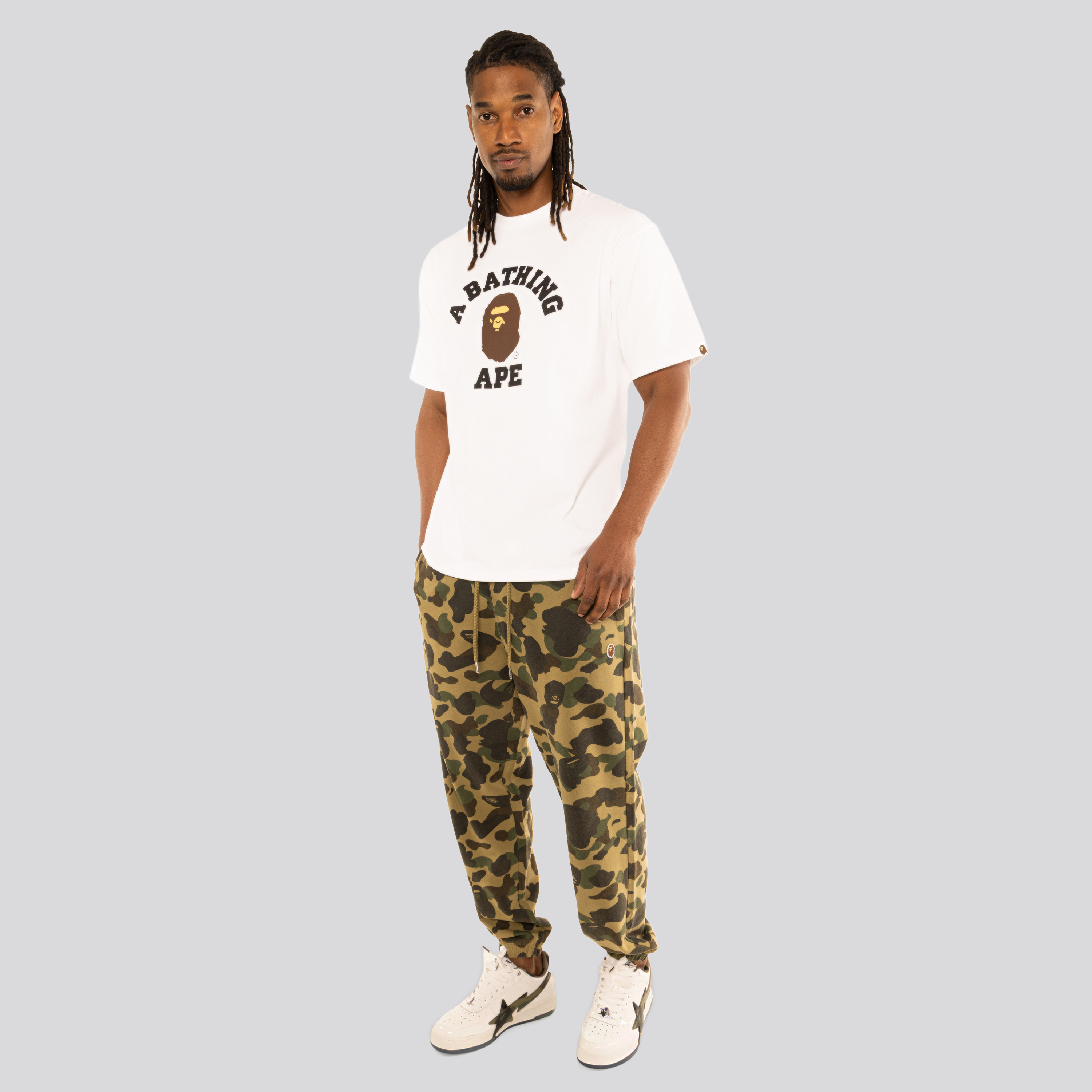 Camiseta Blanca BAPE Ape College