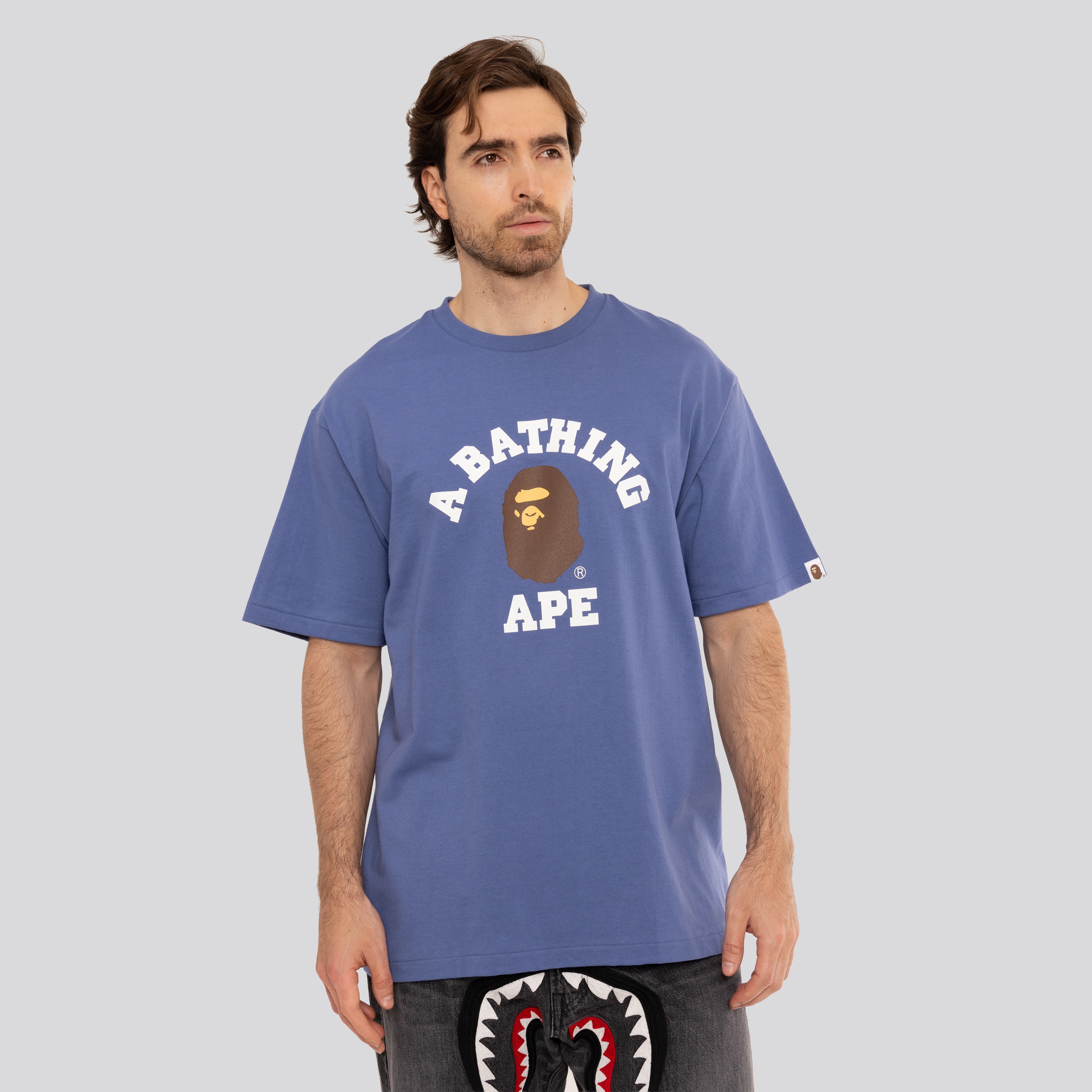 Camiseta Azul BAPE Ape College