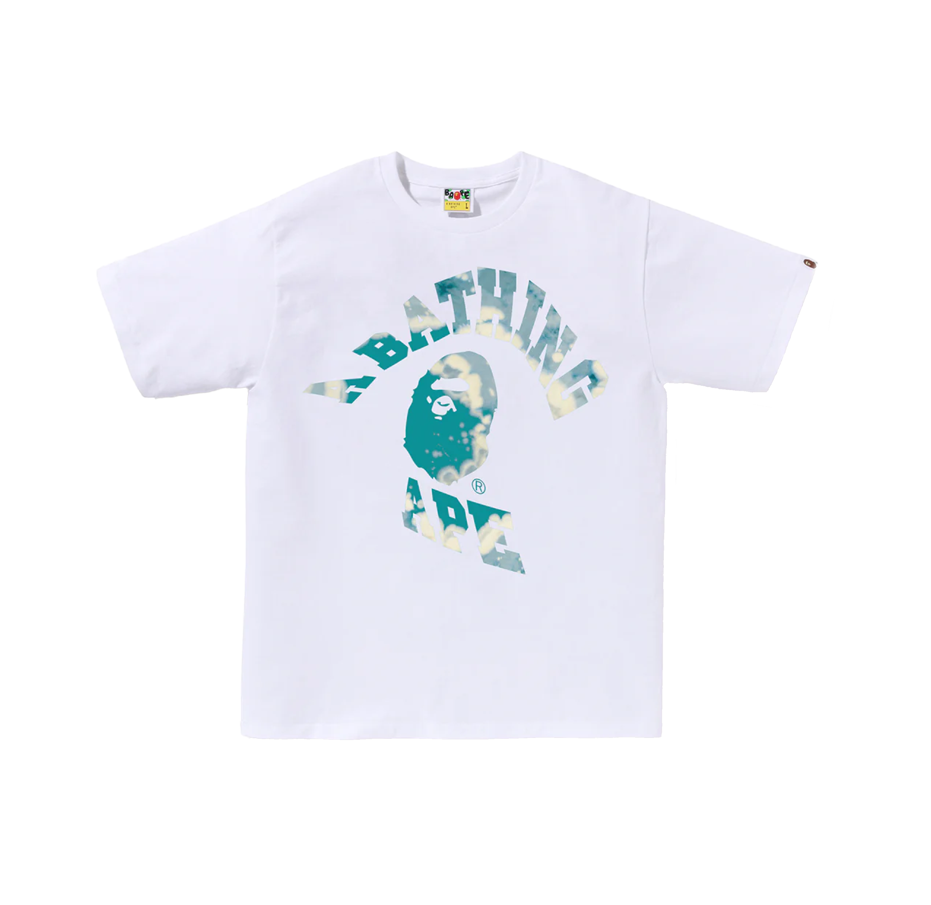 Camiseta Blanca BAPE Dye Twis By Bathing Ape