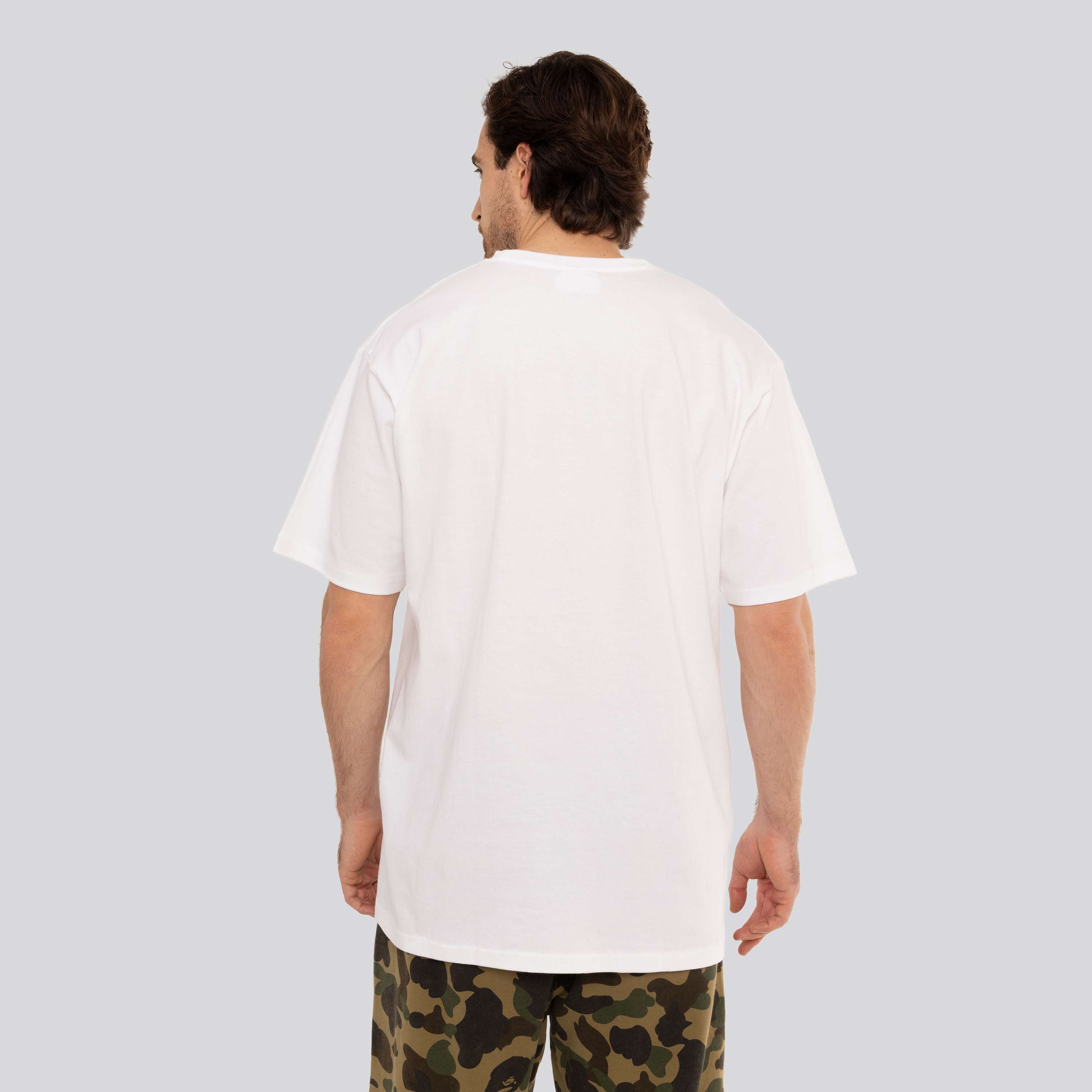 Camiseta Blanca BAPE Bathing Ape Script Logo