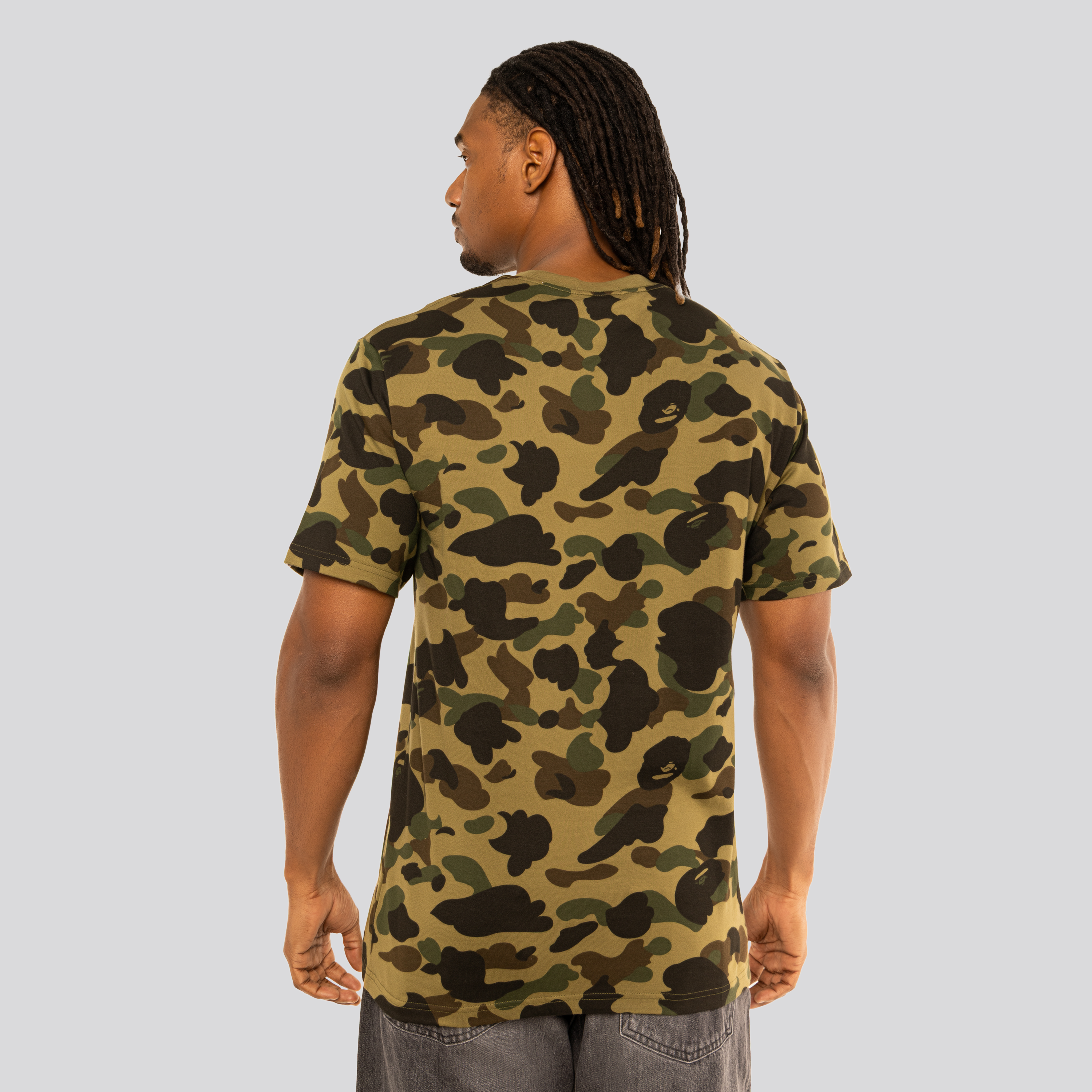 Camiseta Verde BAPE Camo 1st College
