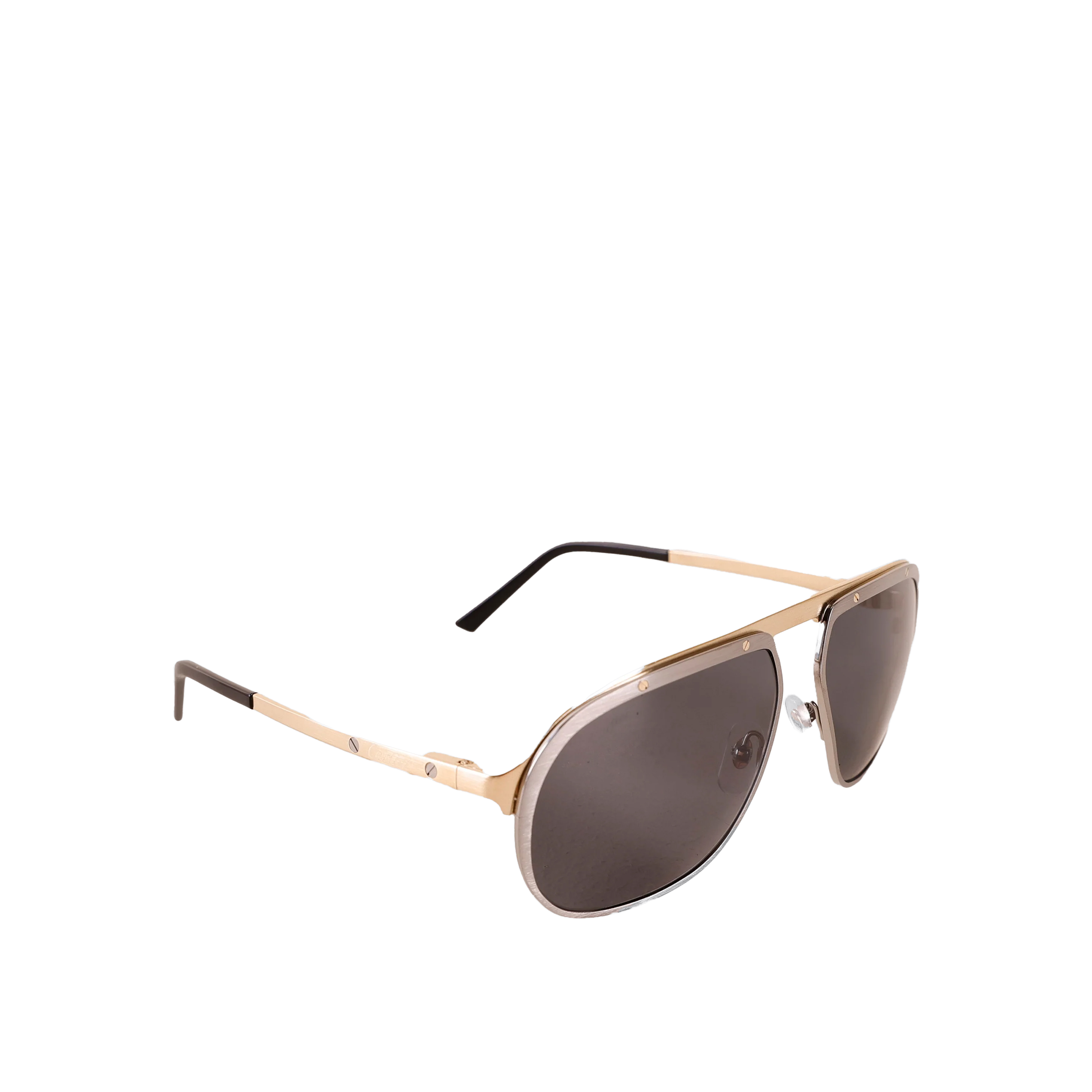 Gafas de Sol Plateadas Metal Cartier