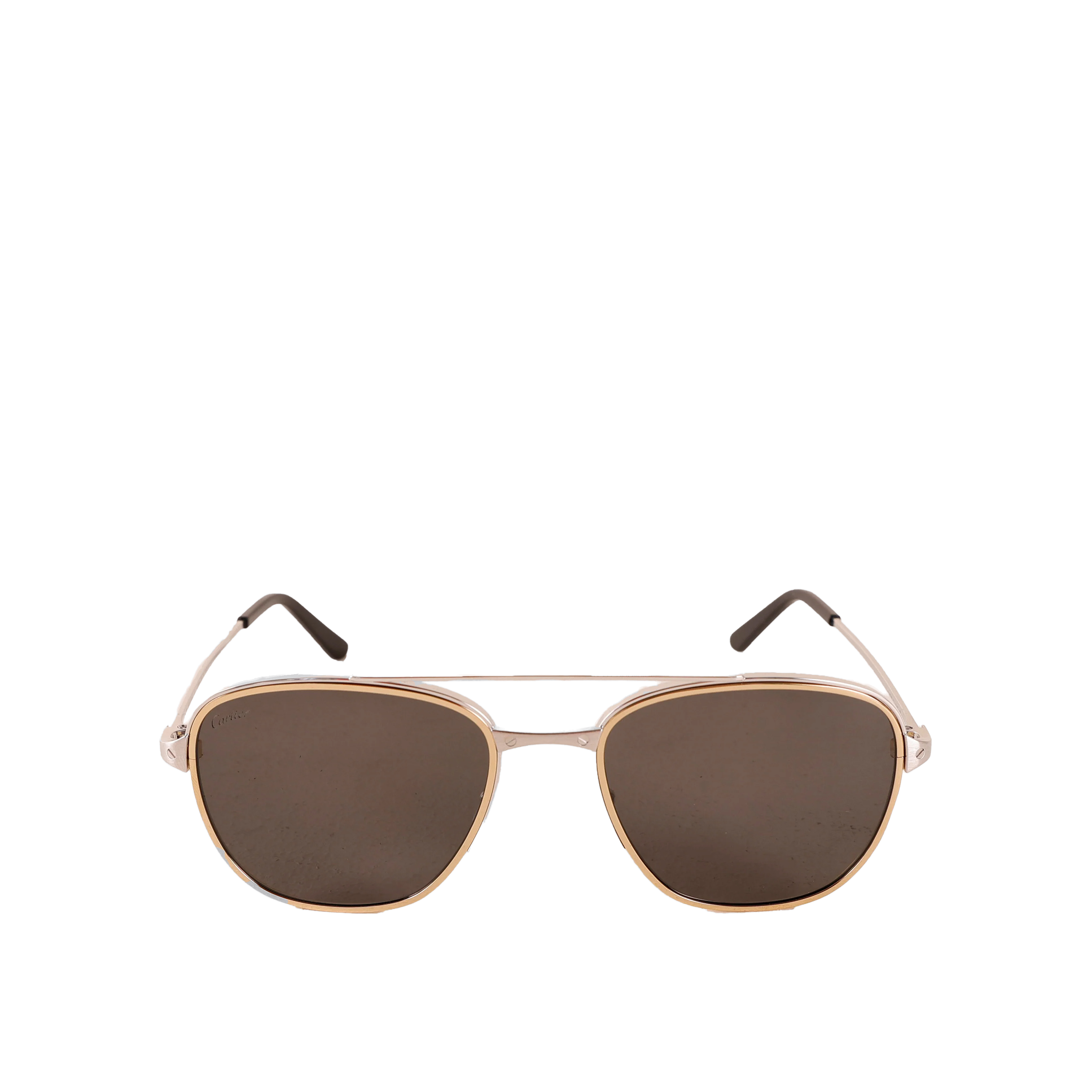 Gafas de Sol Plateado-Negro Cartier