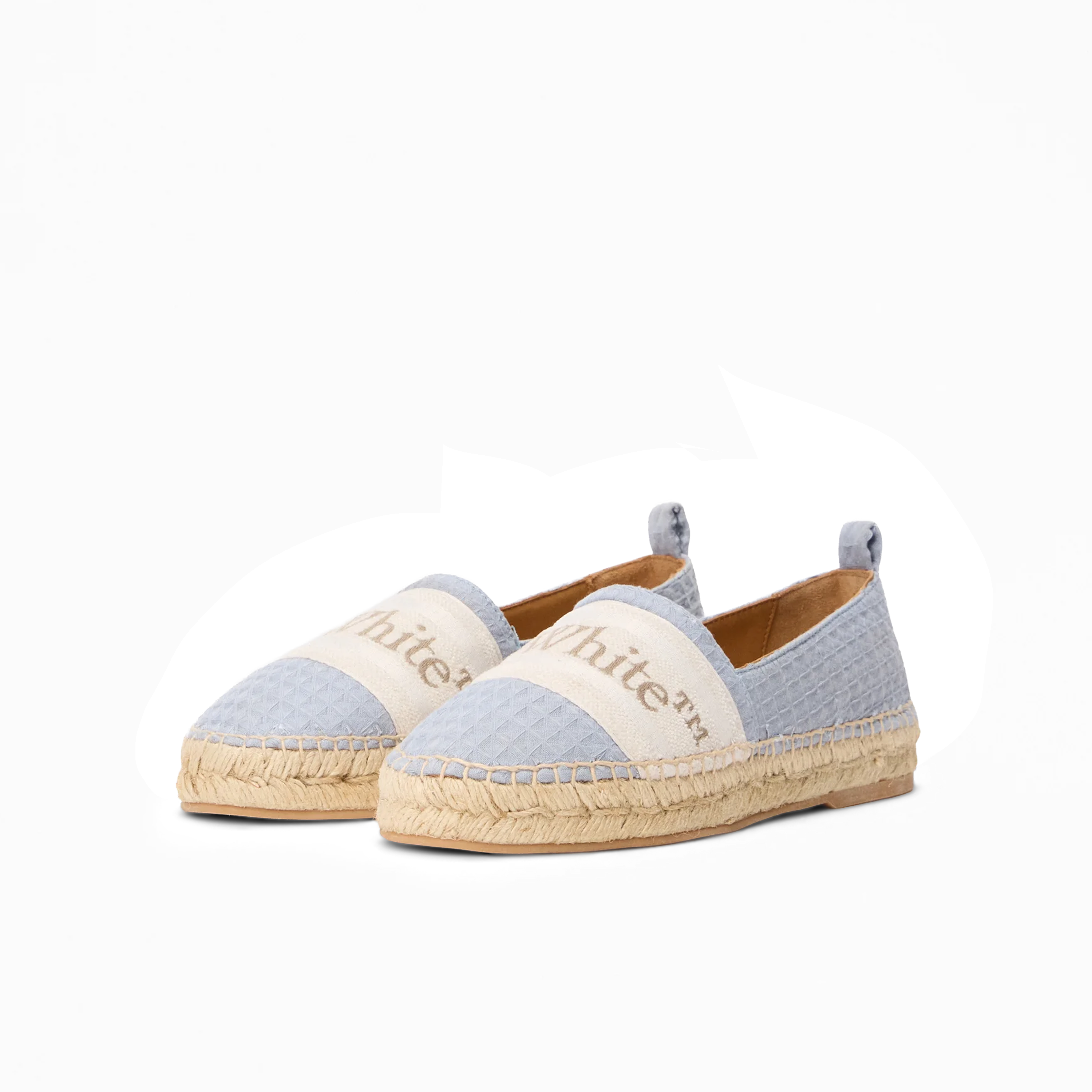 Espadrille Celeste Off-White Logo